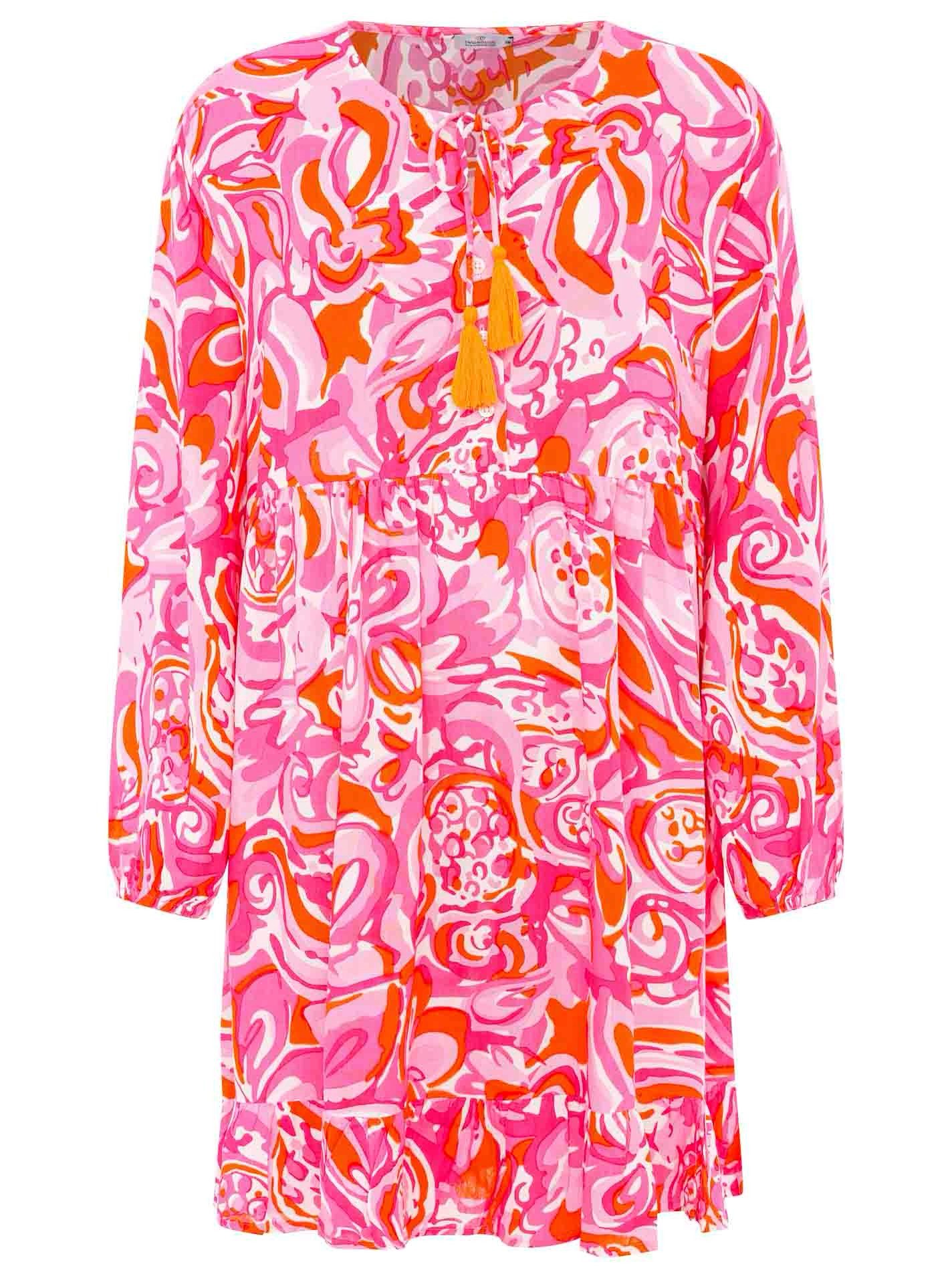 Zwillingsherz Sommerkleid Zwillingsherz Kleid "Aquarell Blumenmeer" günstig online kaufen