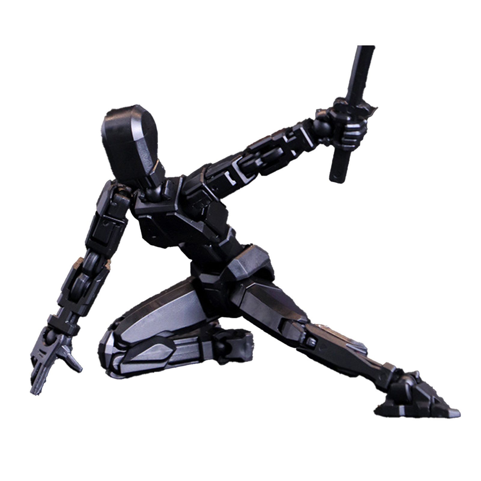 Jumpeak Biegepuppe 3D Spielzeug,Magnetische Куклы,Kunststoffmodell,Kinderspielzeug (Packung, 4 Waffen ausrüsten, 3 Handtypen), Mehrere Farboptionen,Lehrmodell,künstlerisches Schaffen,flexible