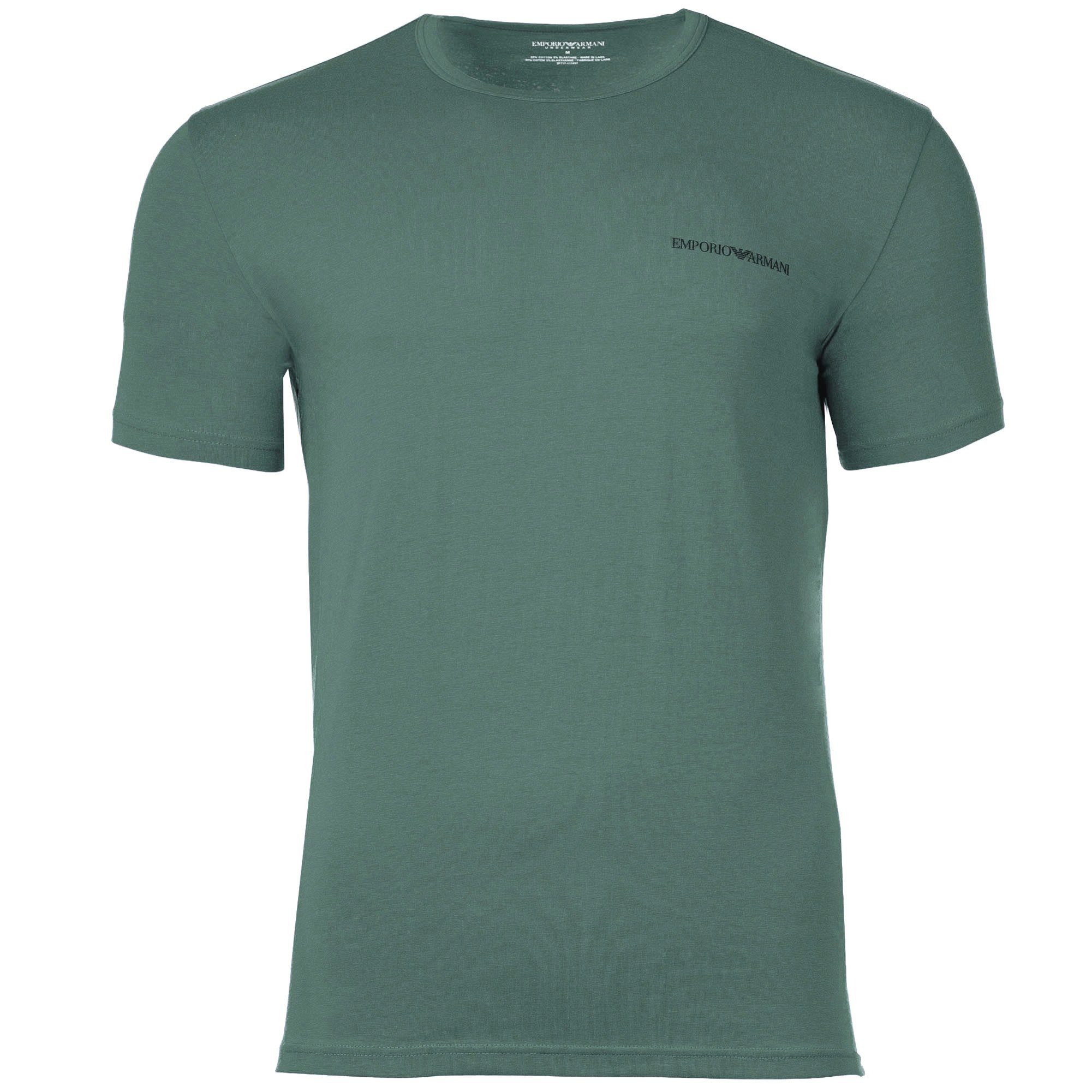 Emporio Armani T-Shirt Herren T-Shirt 2er Pack Baumwolle CORE LOGOBAND (Packung, 2er Pack)