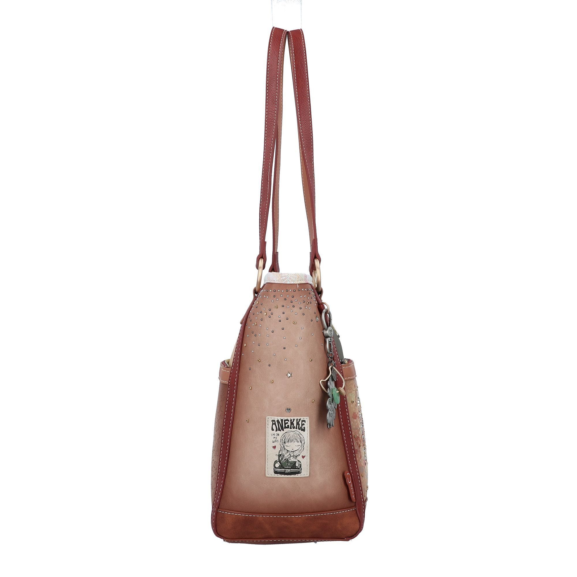 Anekke Schultertasche Flower, Polyurethan