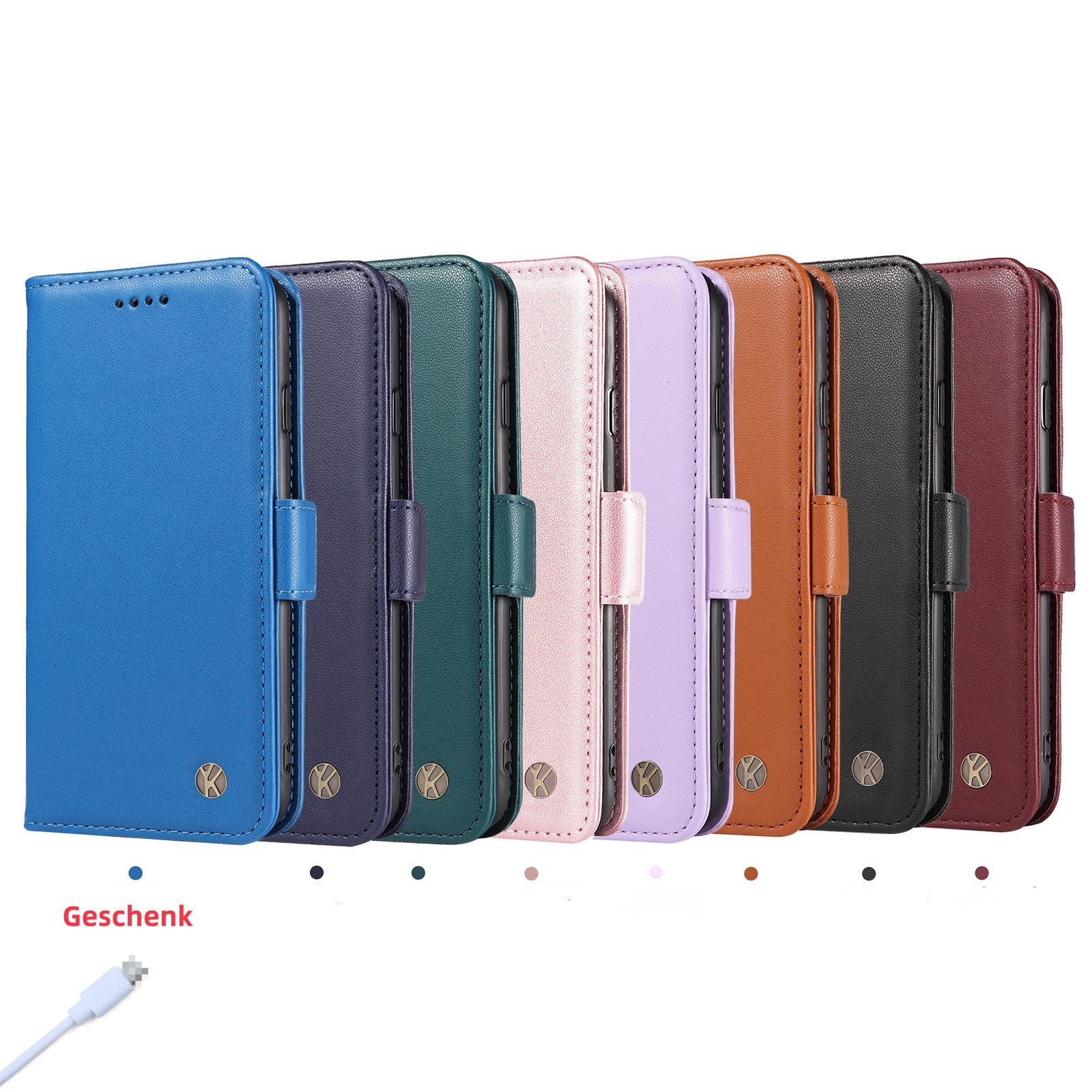 Innocase Handyhülle Leder Handy Hülle Case Cover Tasche für Sony Xperia 1 5 10 vi v