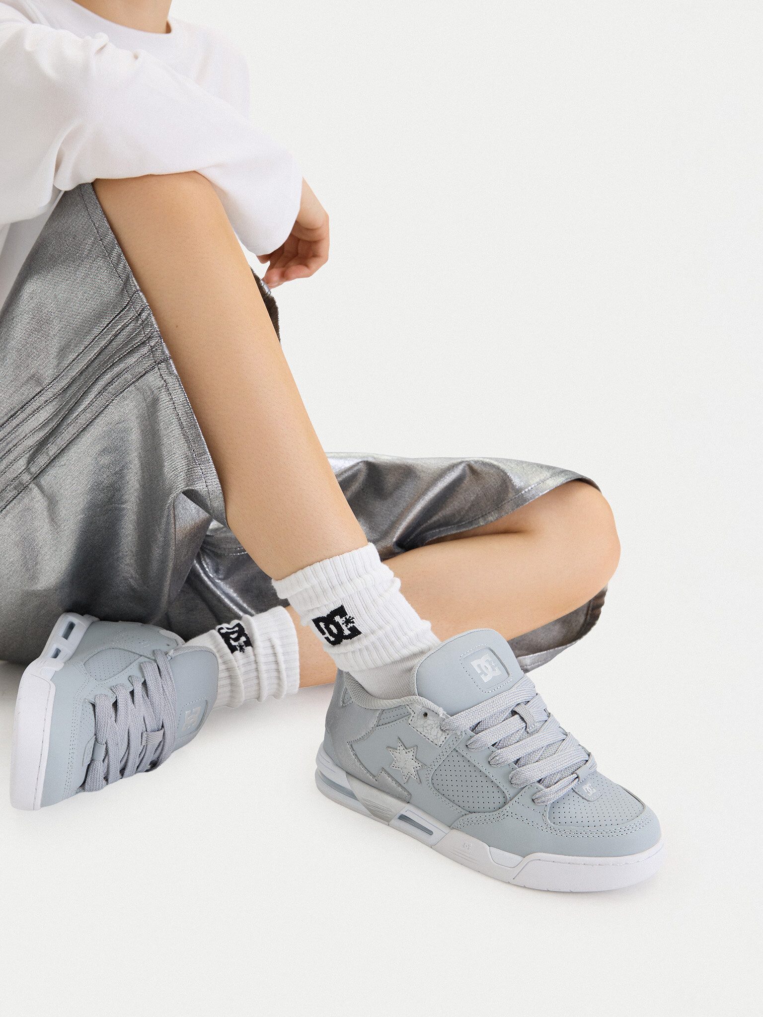 DC Shoes Dc Shoes Damenschuhe Grau DC SHOES-EO-DC COMMAND DC02744025 Grau Sneaker