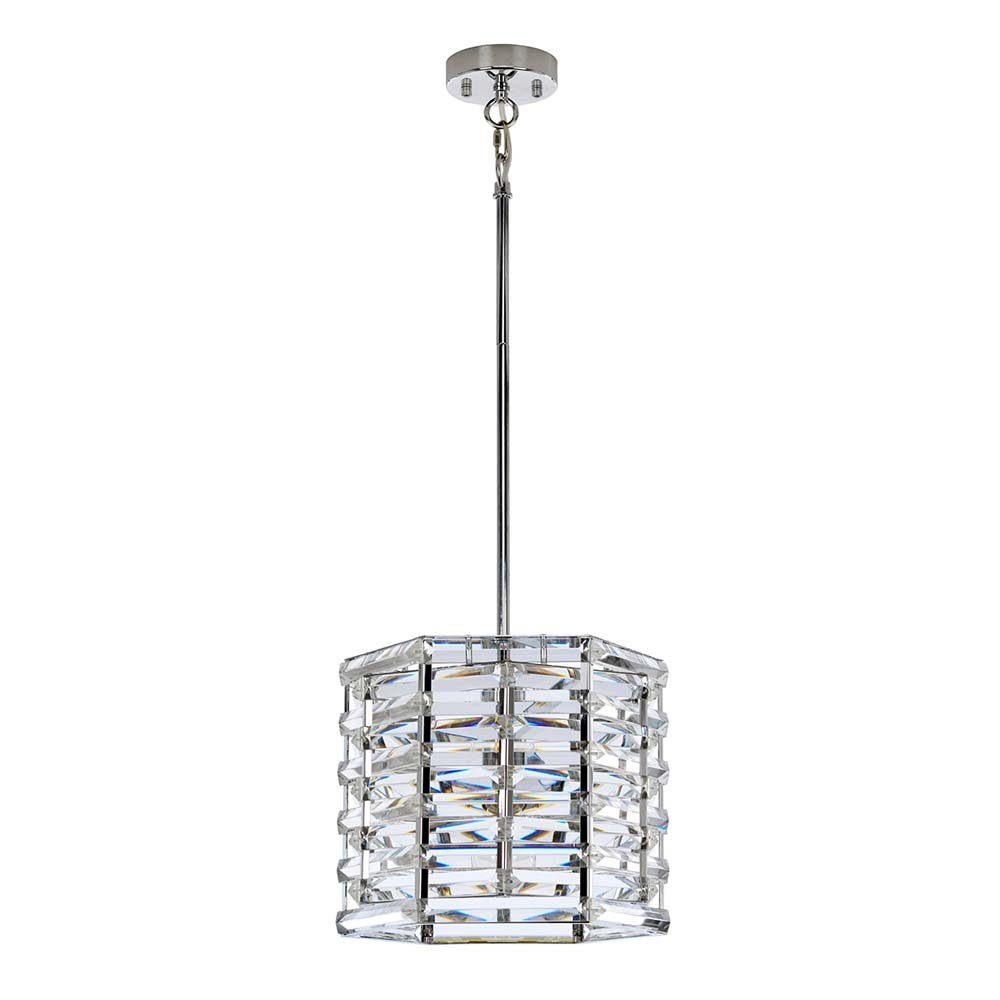 Elstead LIGHTING Hängeleuchte, Leuchtmittel nicht inklusive, Hängeleuchte Deckenlampe Pendellampe Küchenlampe Stahl Kristalle