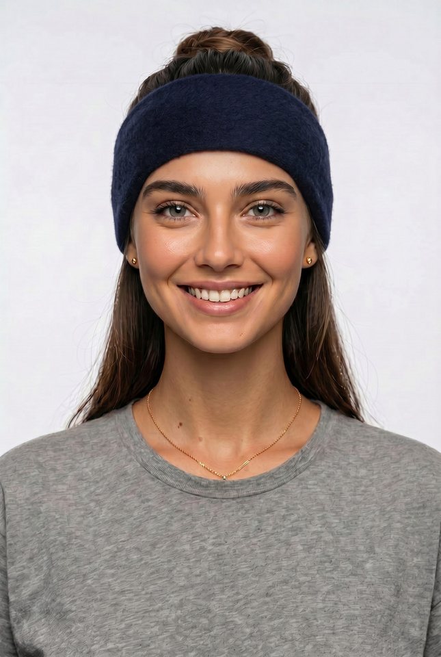 Zwillingsherz Stirnband Cashmere, Feinstrick
