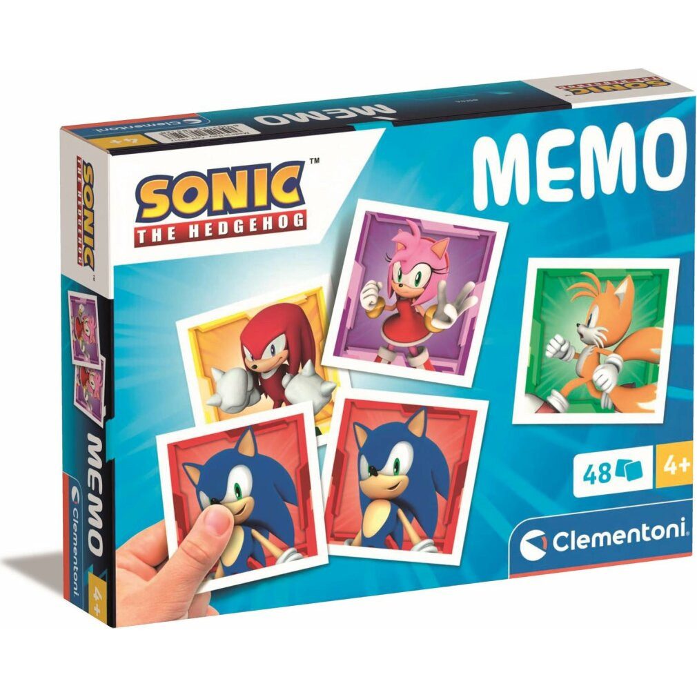 Clementoni® Spiel Sonic The Hedgehog Memo-Tasche