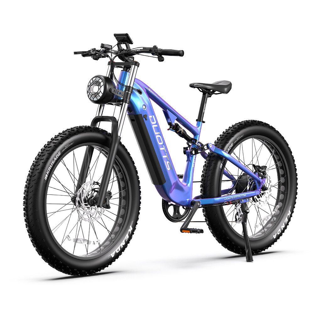 Vankel E-Bike Mountainbike Mountainbike E26 mit starkem Motor, 26x4’’ Reifen, 80 Nm, 8 Gang Shimano, Heckmotor, 960 Wh, (mit Akku-Ladegerät), Stillvolles E-Mountainbike Elektrofahrrad für Gelände