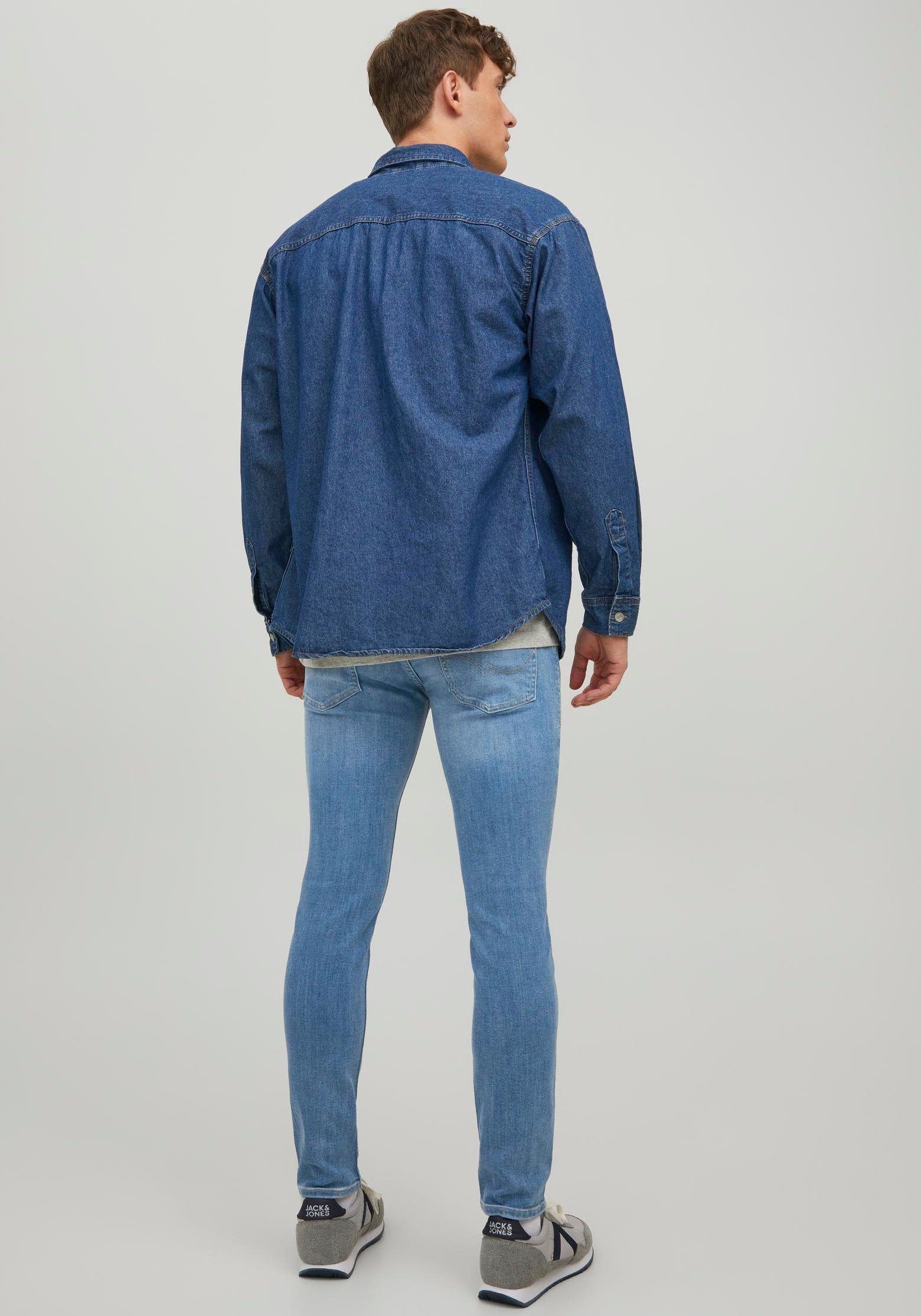 Jones GE 314 JJORIGINAL & Jack light-blue-denim JJILIAM Skinny-fit-Jeans