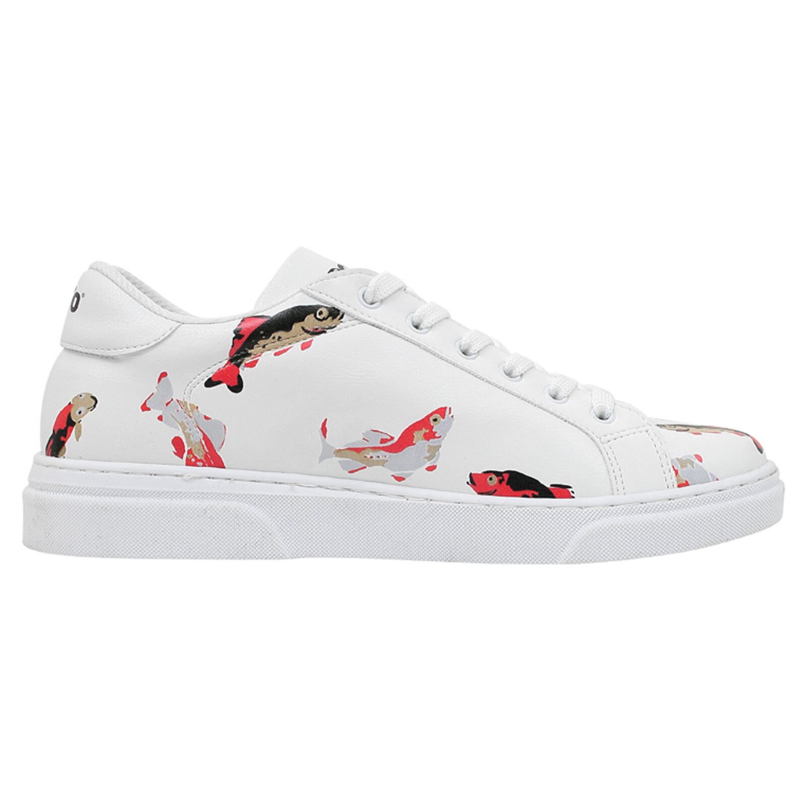DOGO Ace Low-Top Sneaker Best Of Tweety And Sylvester Black Damen Sneaker Handgefertigt