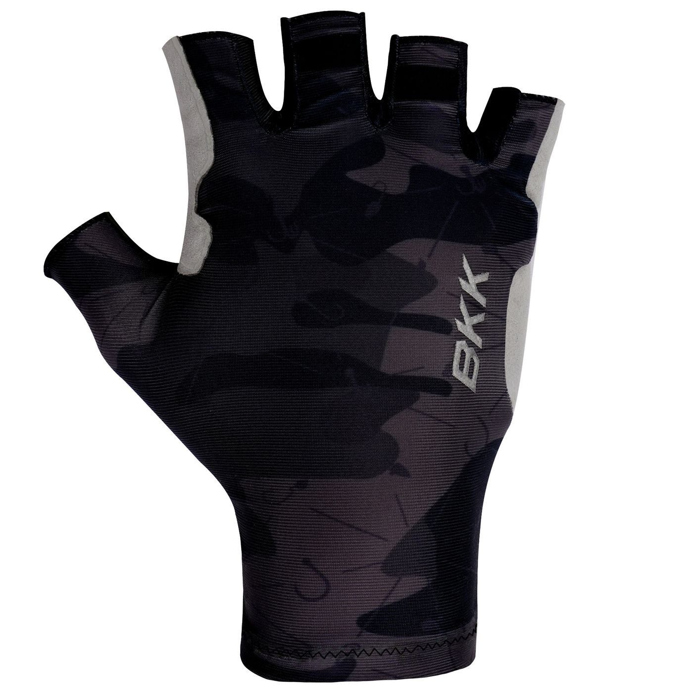 BKK Angelhandschuhe BKK Flamingo Half Finger Gloves 3 Camouflage - Angelhandschuhe