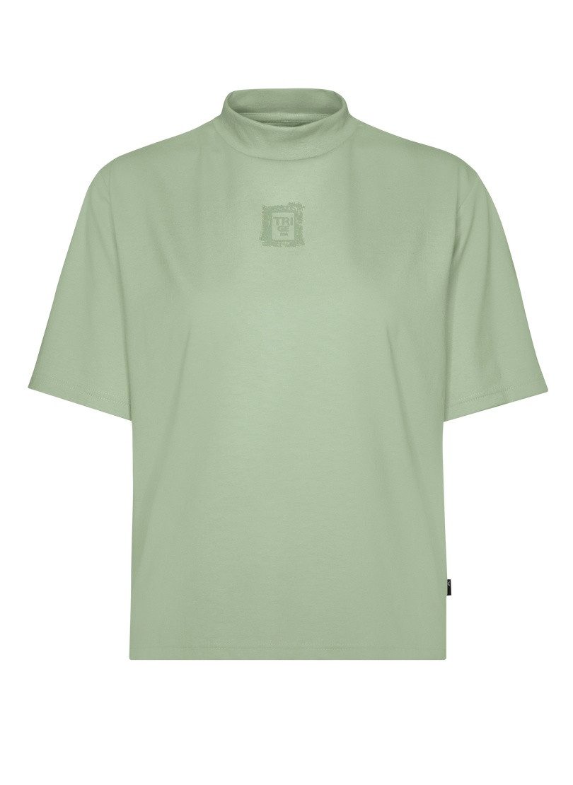 Trigema T-Shirt TRIGEMA T-Shirt mit Stehkragen günstig online kaufen