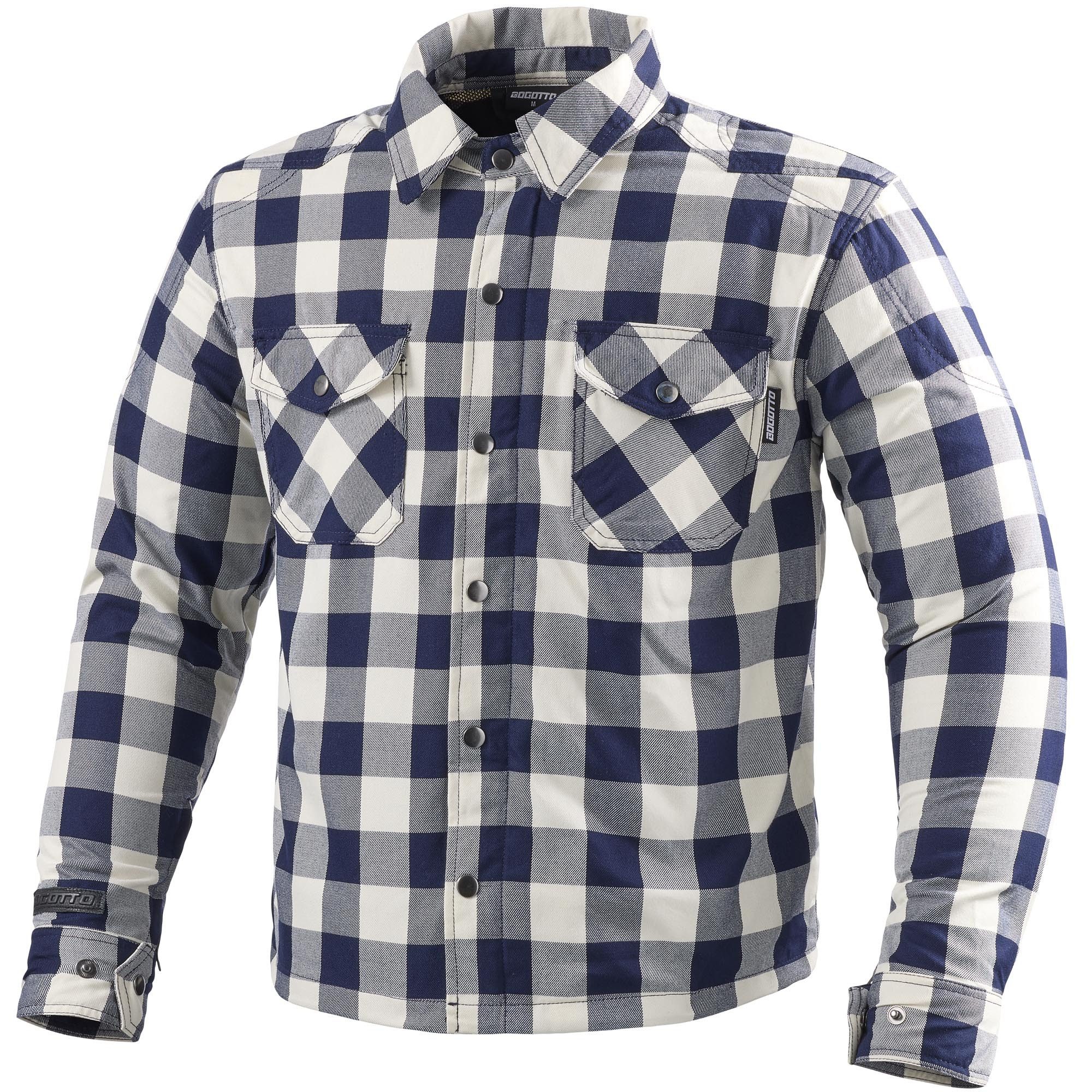 Bogotto Motorradjacke Timb-R Motorrad Hemd Rückenprotektor vorbereitet,Ellenbogenprotektoren enthalten,Schul