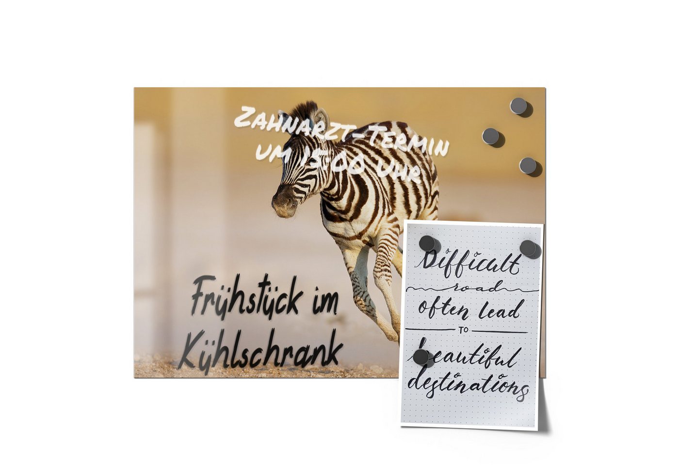 Thumbnail - DEQORI Magnetfolie 'Sprung in die Freiheit', beschreibbar universal Magnetmatte magnetisch Folie Planer Kalender