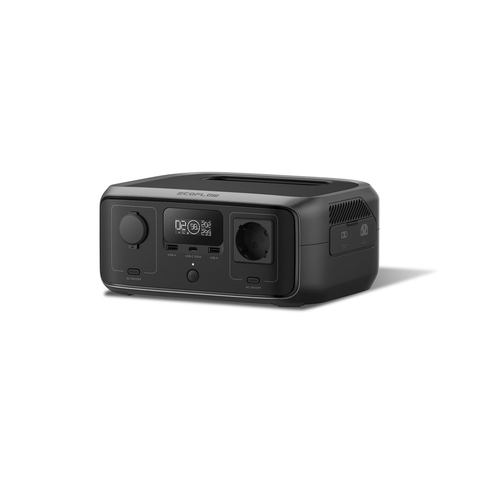 ECOFLOW Tragbare Powerstation RIVER 3, 245Wh Batterie, 600W Leistung Powerstation