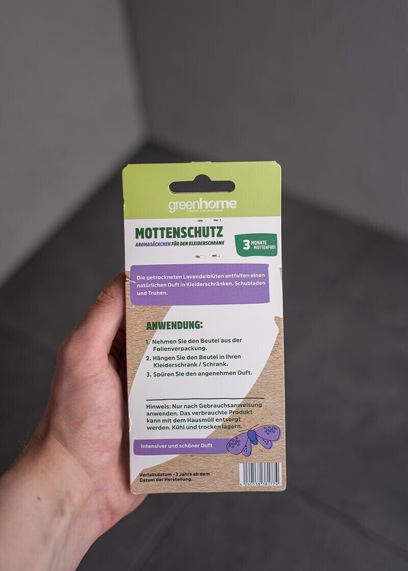 Thumbnail - Futura-Shop Insektenfalle 2x Mottensäckchen - mit Lavendel für Kleidermotten Lavendelsäckchen, Mottenschutz