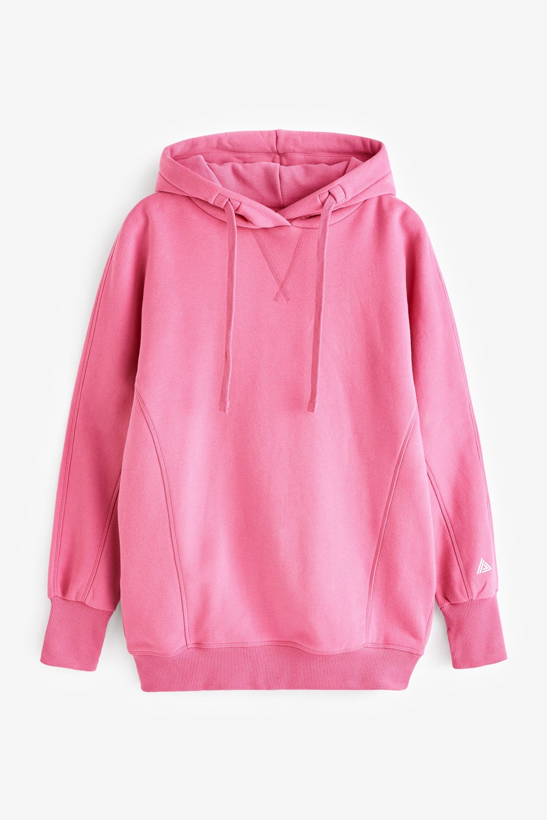 Next Kapuzensweatshirt Langes Kapuzensweatshirt (1-tlg) Bright Pink