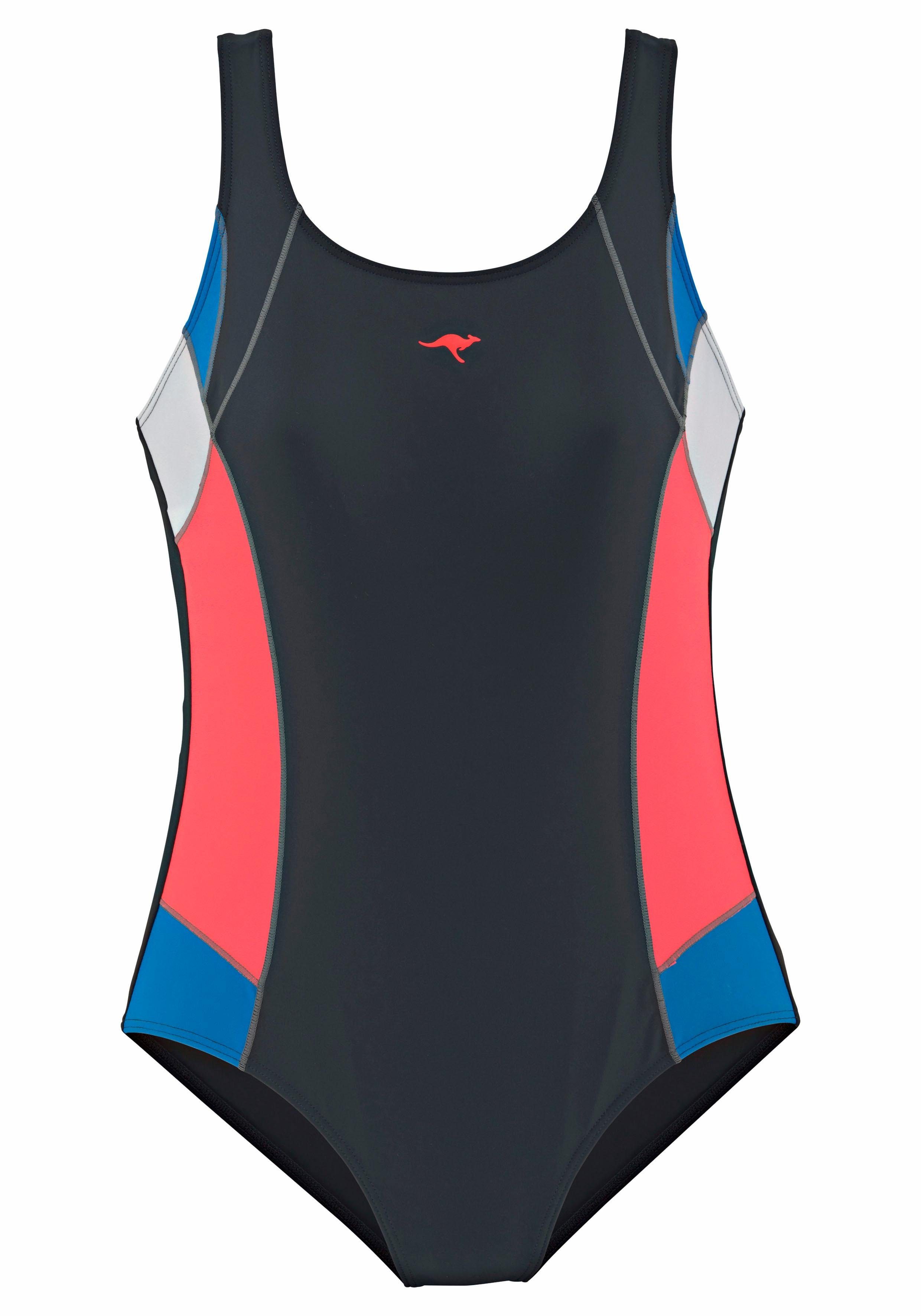 KangaROOS Badeanzug in sportlichem Design und mit Shaping-Effekt günstig online kaufen