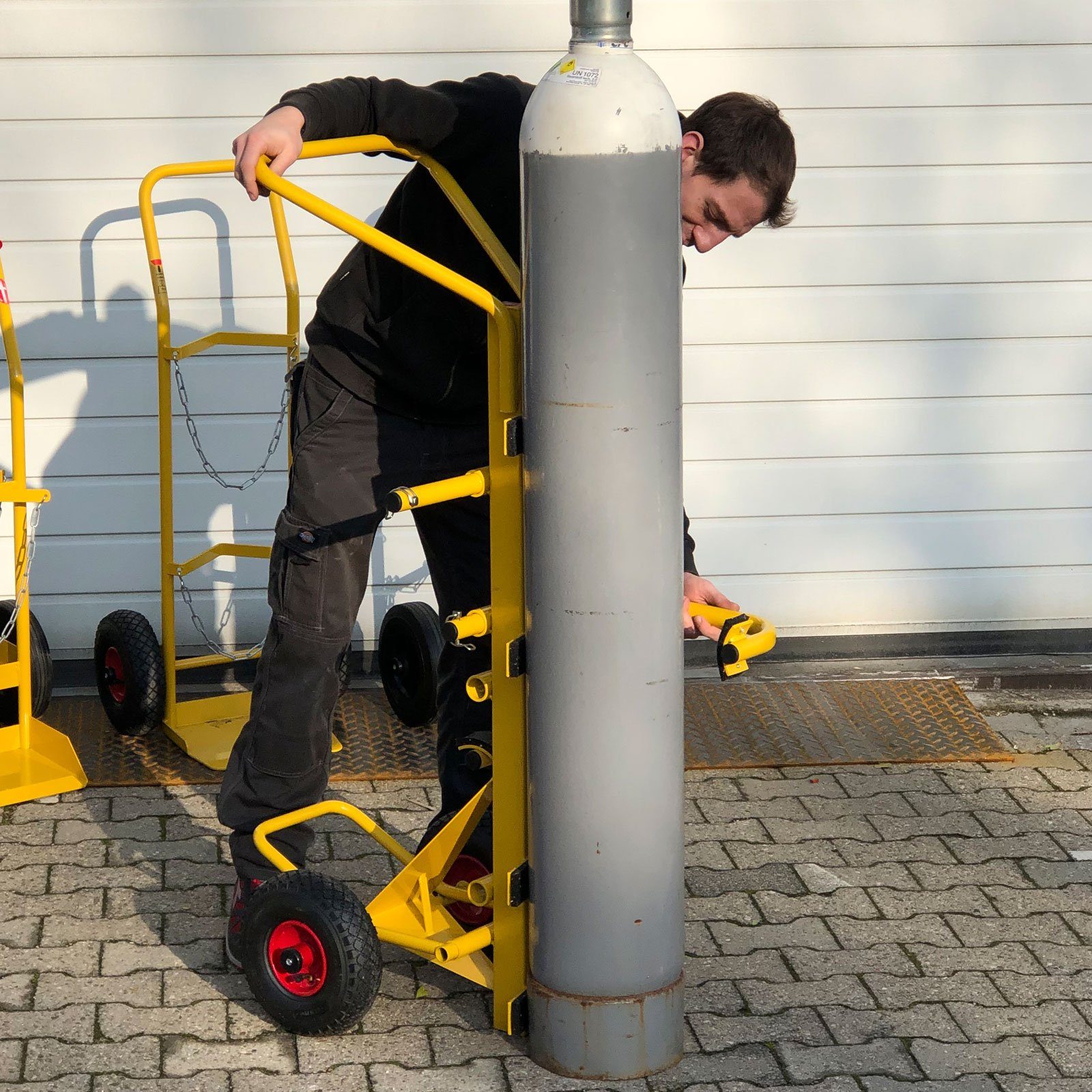 Ravendo Sackkarre Flaschenwagen mit Greifarm BTG50L