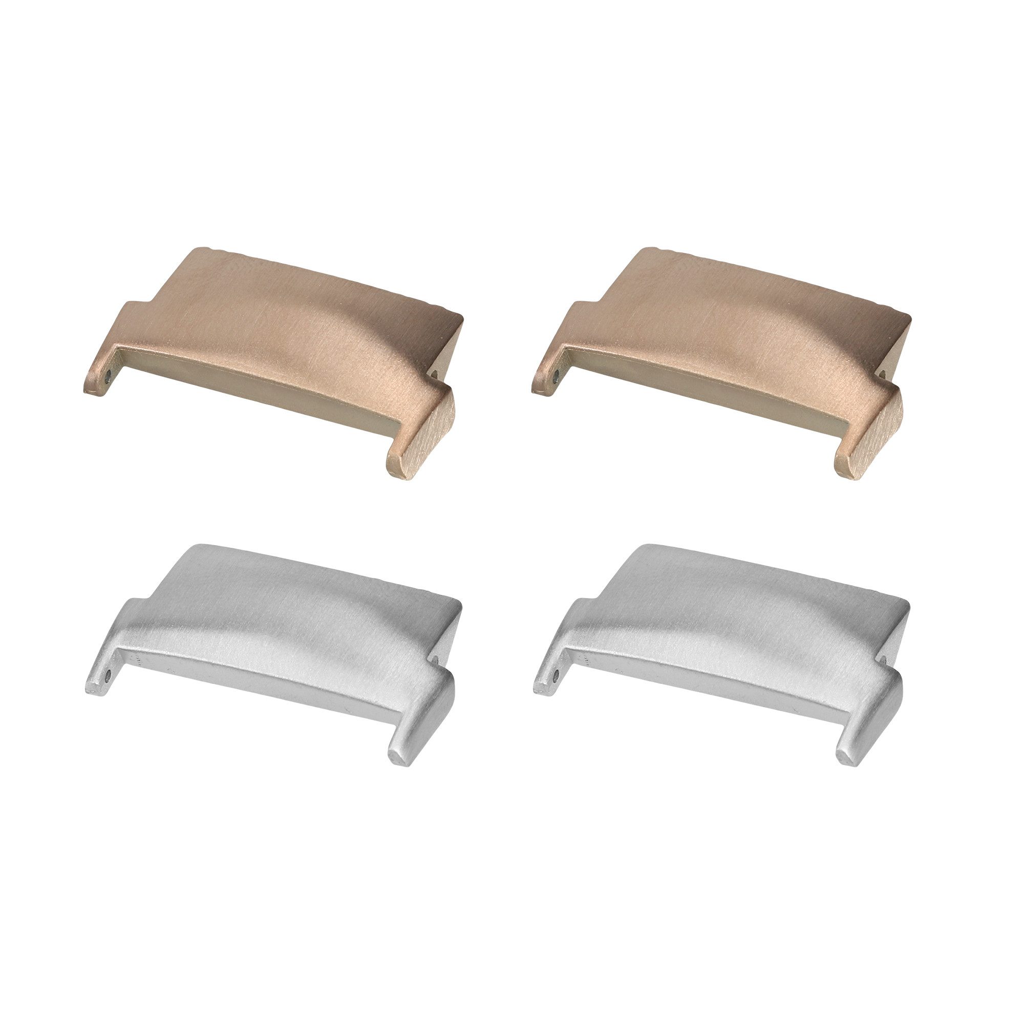 4x 22mm Metall Adapter für OnePlus Watch 2 / OPPO Watch X Smartwatch