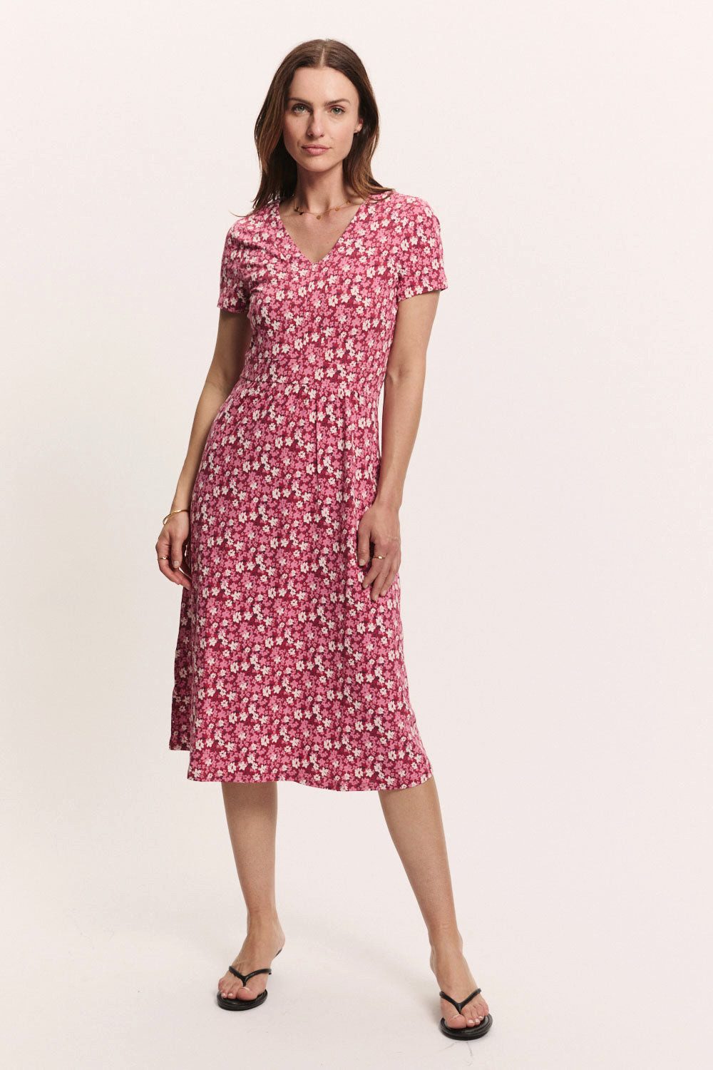 Tranquillo Sommerkleid Feminines Jerseykleid Doroo aus Bio-Baumwolle GOTS-zertifizierte Bio-Baumwolle