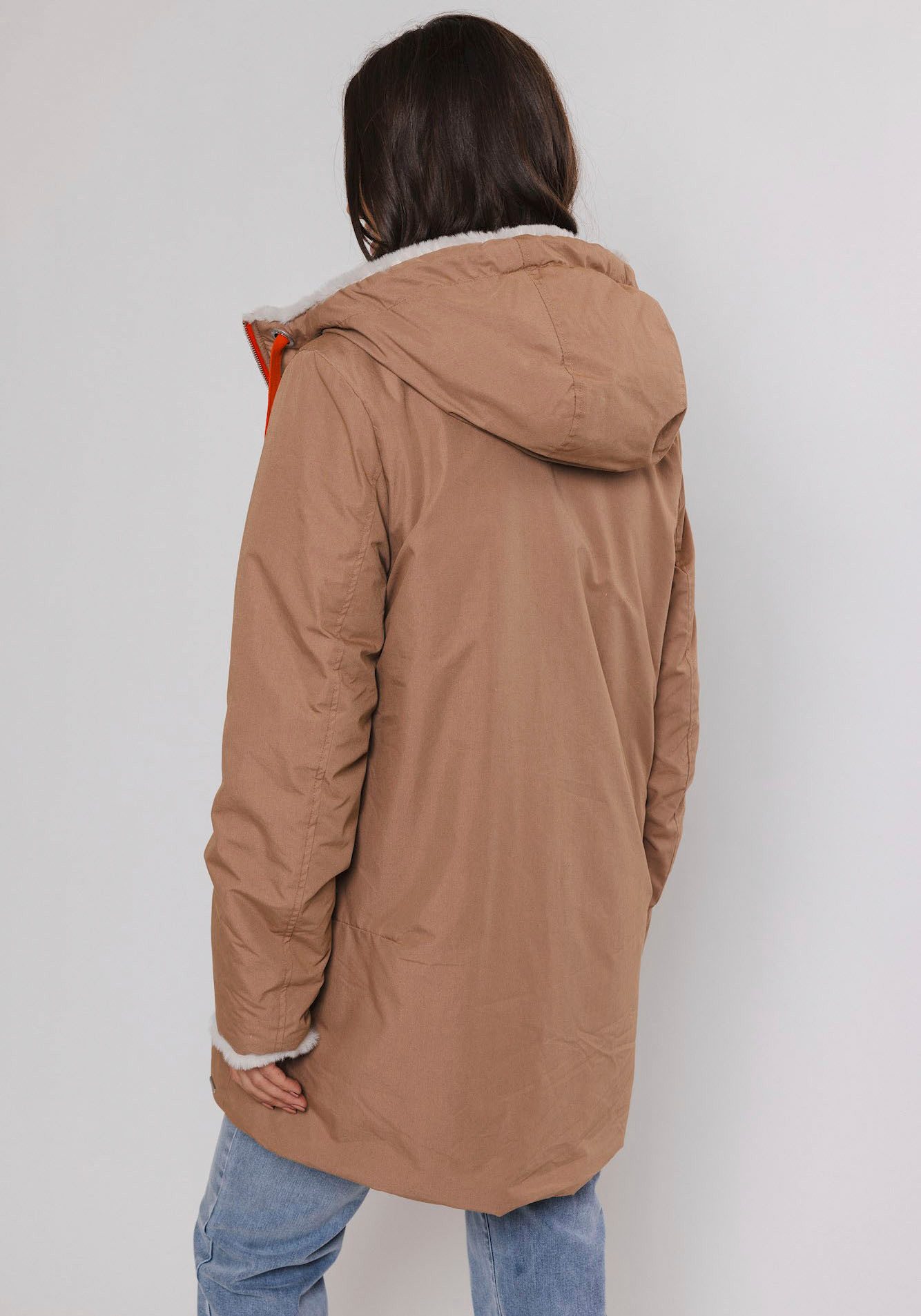 Rino & Pelle Parka mit kontrastfarbenen günstig online kaufen