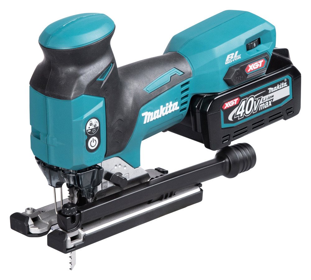 Thumbnail - Makita Akku-Pendelhubstichsäge JV001GD101, inkl. Akku und Schnellladegerät