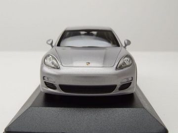 Minichamps Modellauto Porsche Panamera S hybrid 2011 silber Modellauto 1:43 Minichamps, Maßstab 1:43