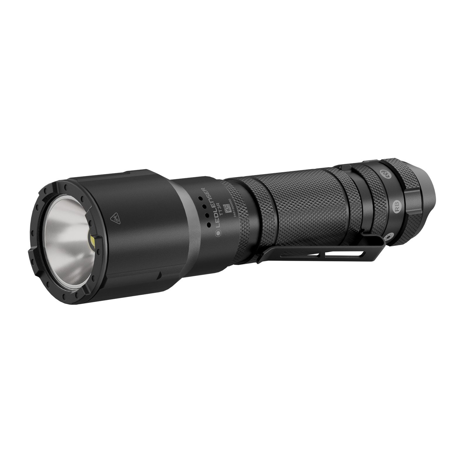 Ledlenser Taschenlampe TT3R, Taktisches Lichtbild, 1900 lm, 300m Leuchtweite, 50h, IP68, mit Akku