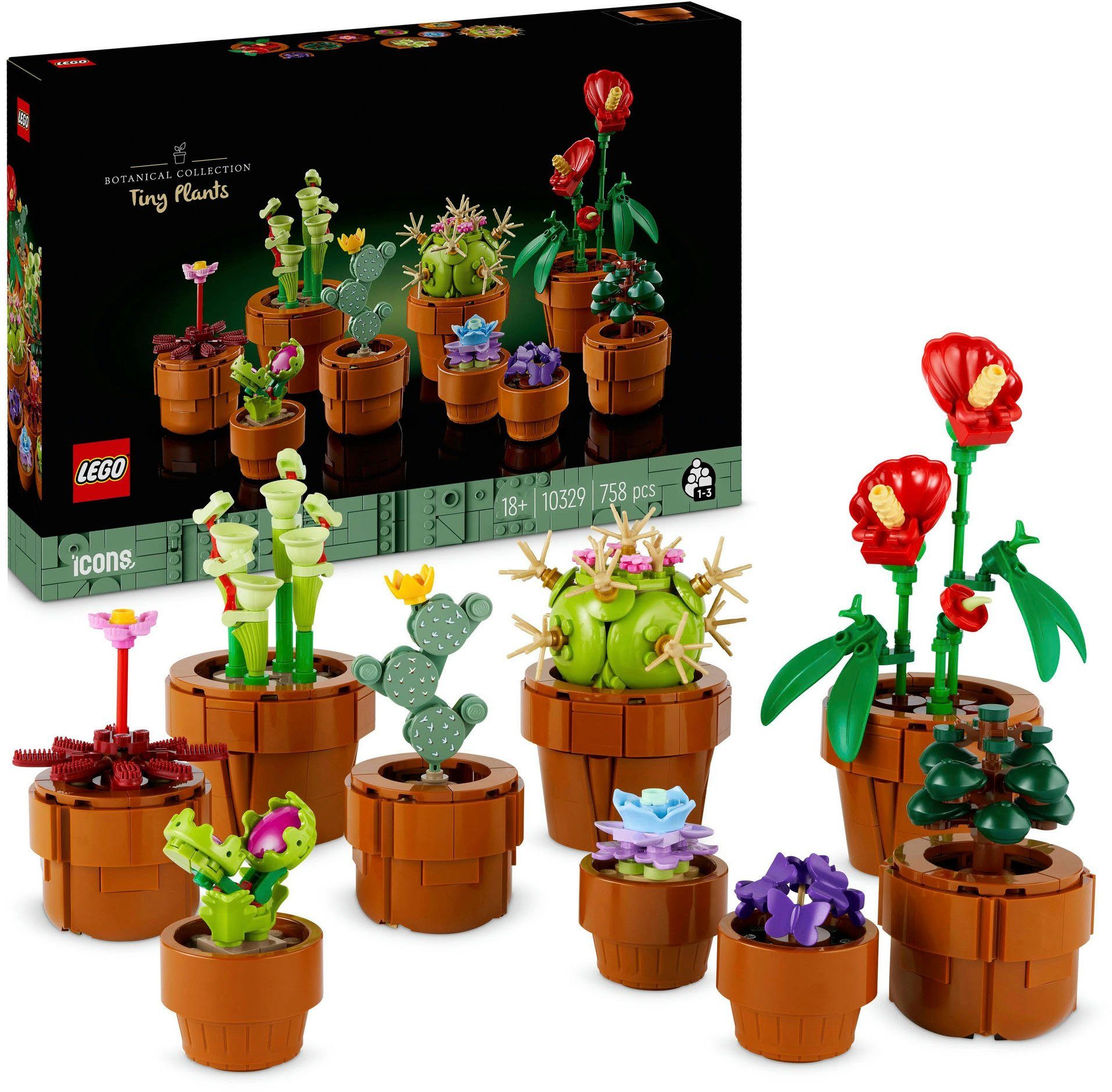 LEGO® Mini Pflanzen (10329), Lego Botanicals Konstruktionsspielsteine, (758 günstig online kaufen