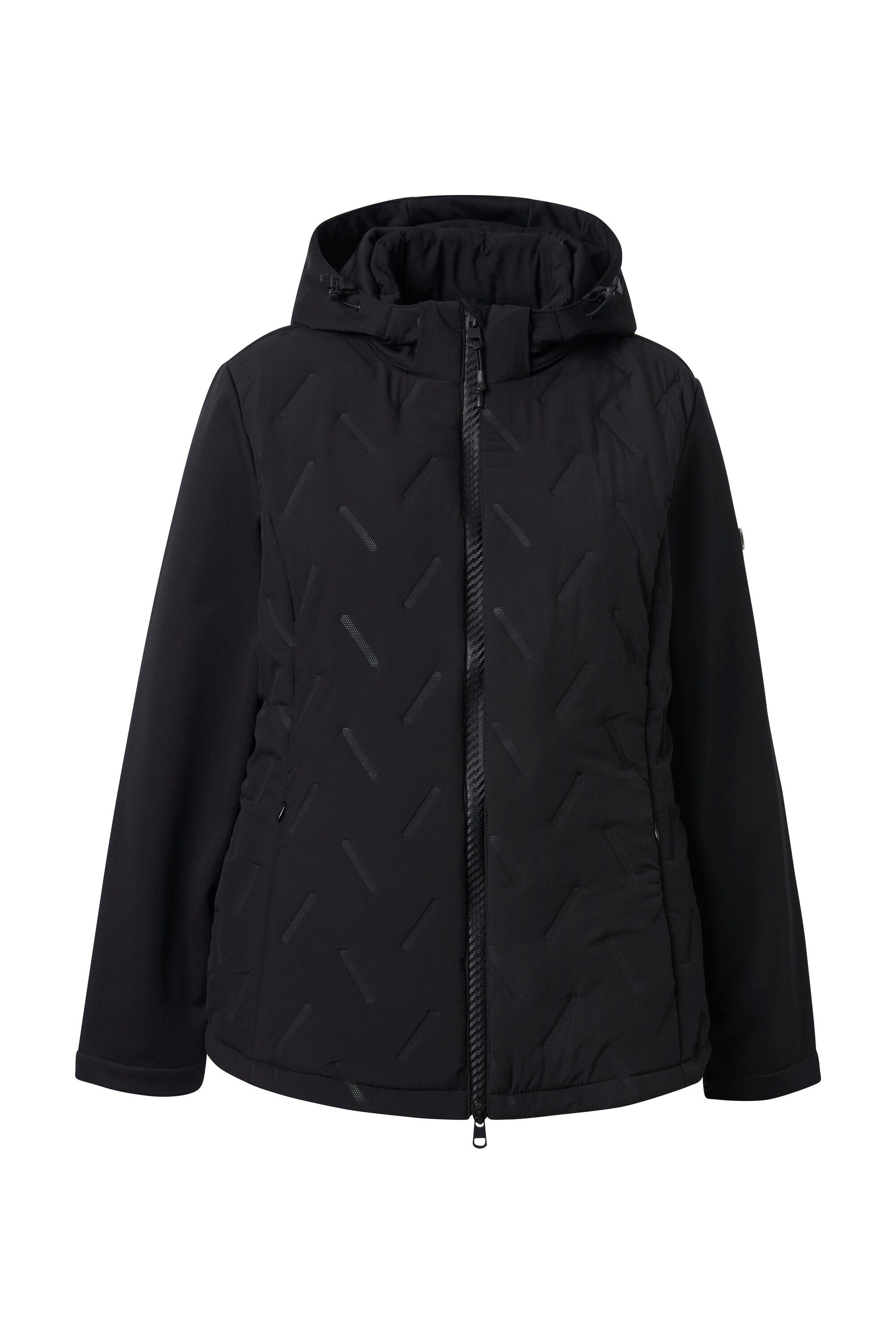 Ulla Popken Softshelljacke HYPRAR Softshell-Steppjacke wasserabweisend Kapu günstig online kaufen