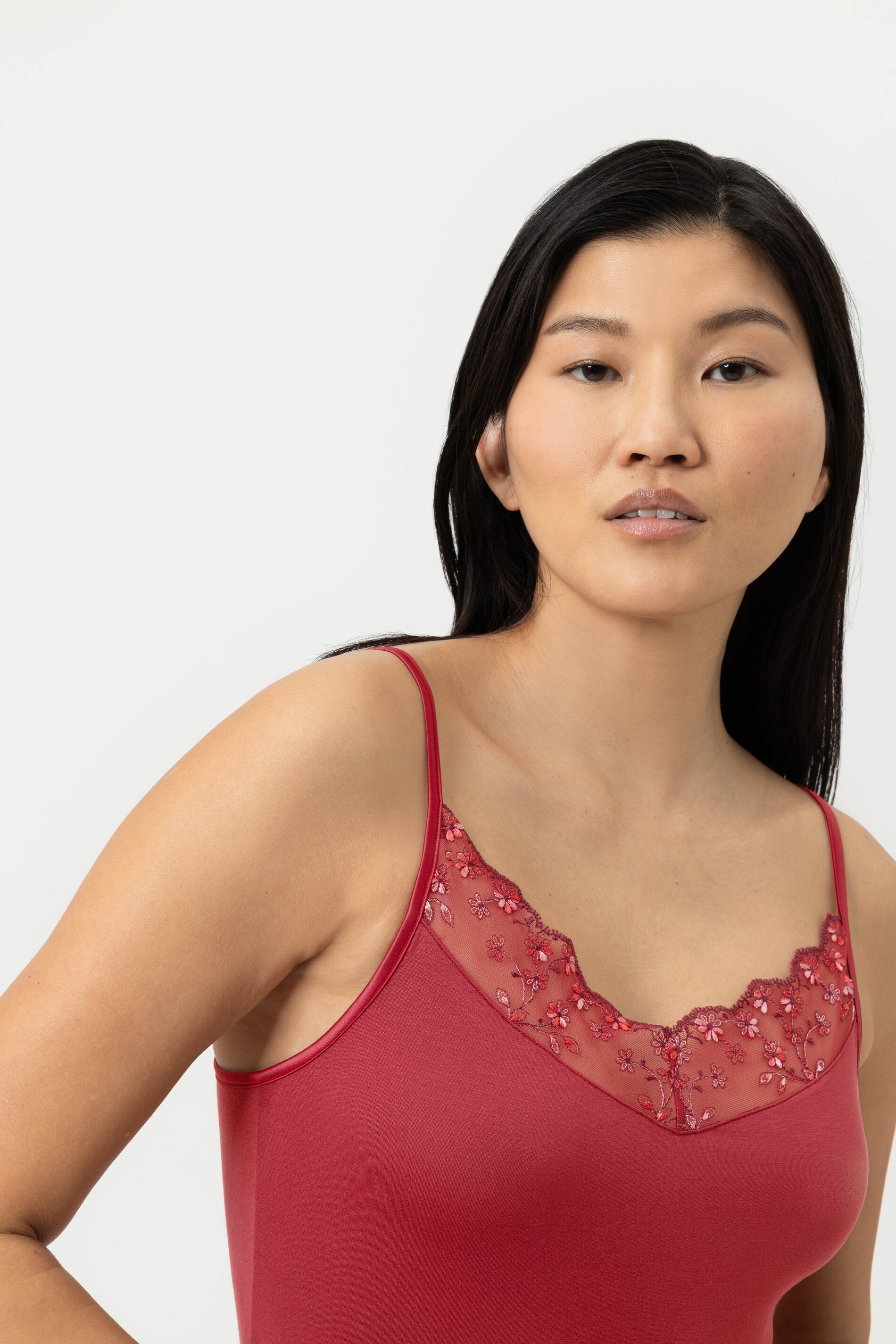 Mey Spaghettitop Mey Damen Spaghetti-Top Serie Delighted Uni (1-tlg)