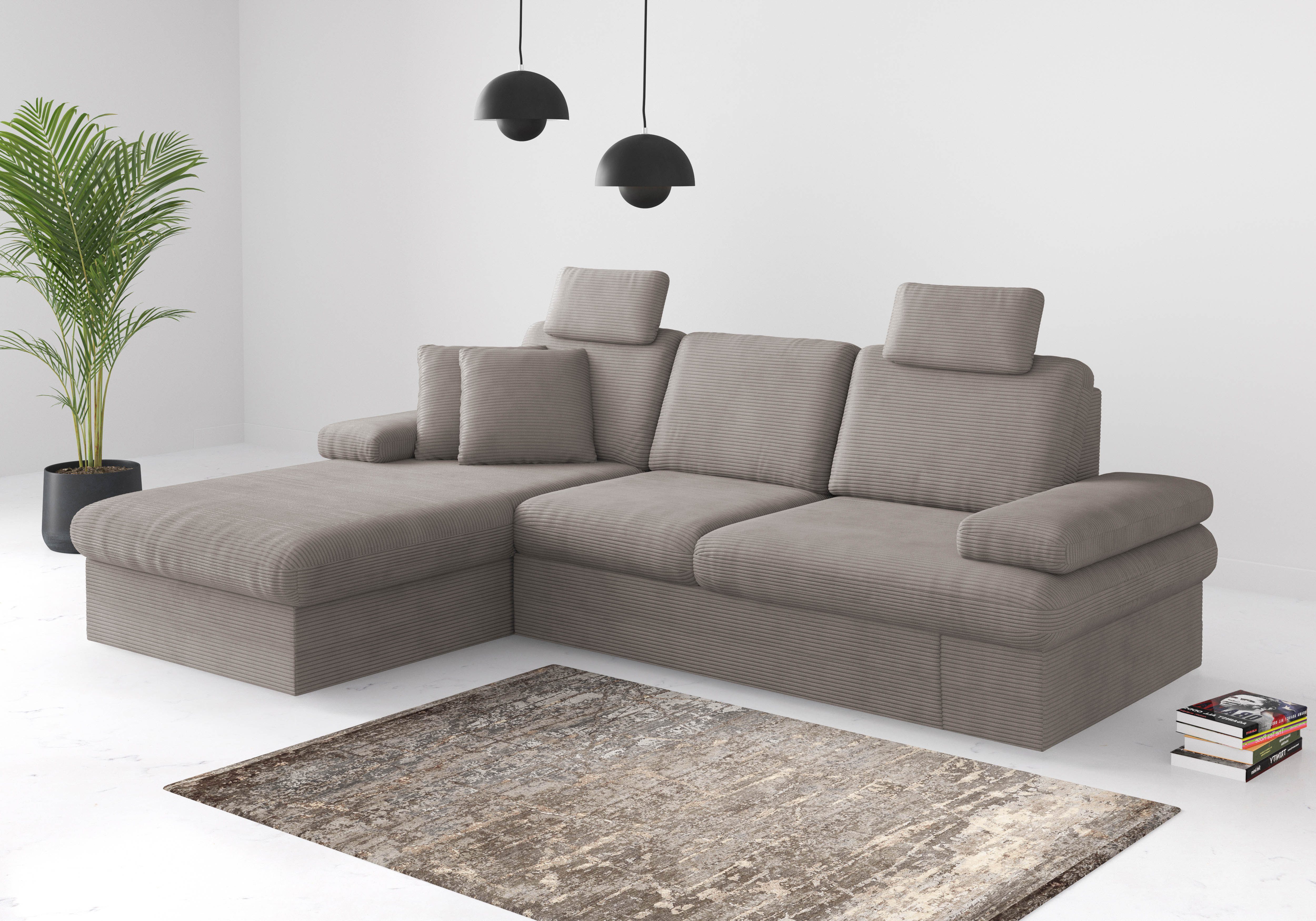 sit&more Ecksofa Moreno L-Form, B: 247 günstig online kaufen