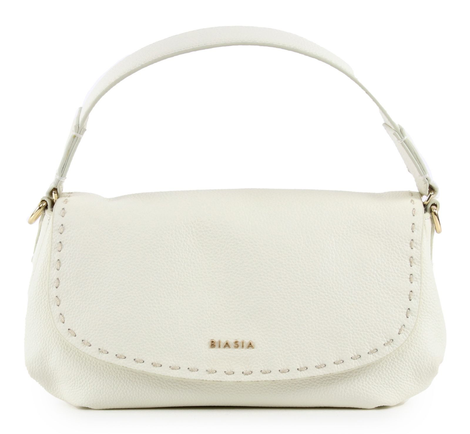 BIASIA Schultertasche Flap Bag, aus echtem Leder
