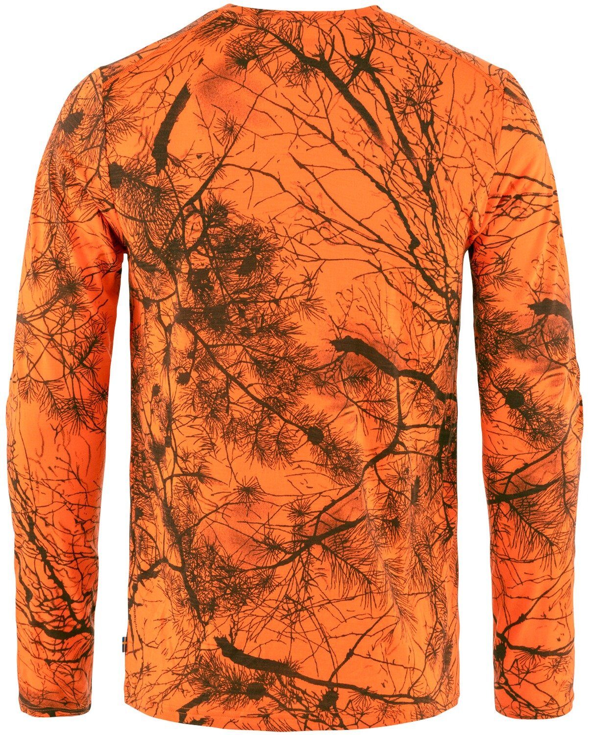 Fjällräven Funktionsshirt Langarm-Shirt Värmland Camo Multi Orange