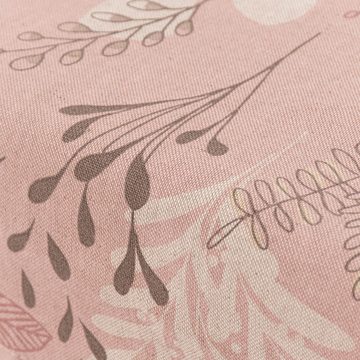 SCHÖNER LEBEN. Tischdecke Tischdecke Soft Calming Leaves rosa div. Größen von SCHÖNER LEBEN., handmade