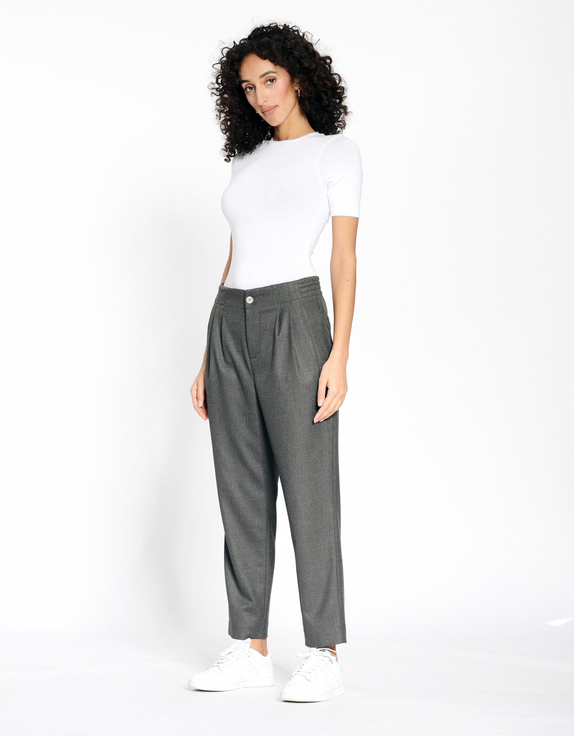 GANG Stoffhose 94AVA - modische Stoffhose - Relaxed Fit - Style - lockere Damenhose c