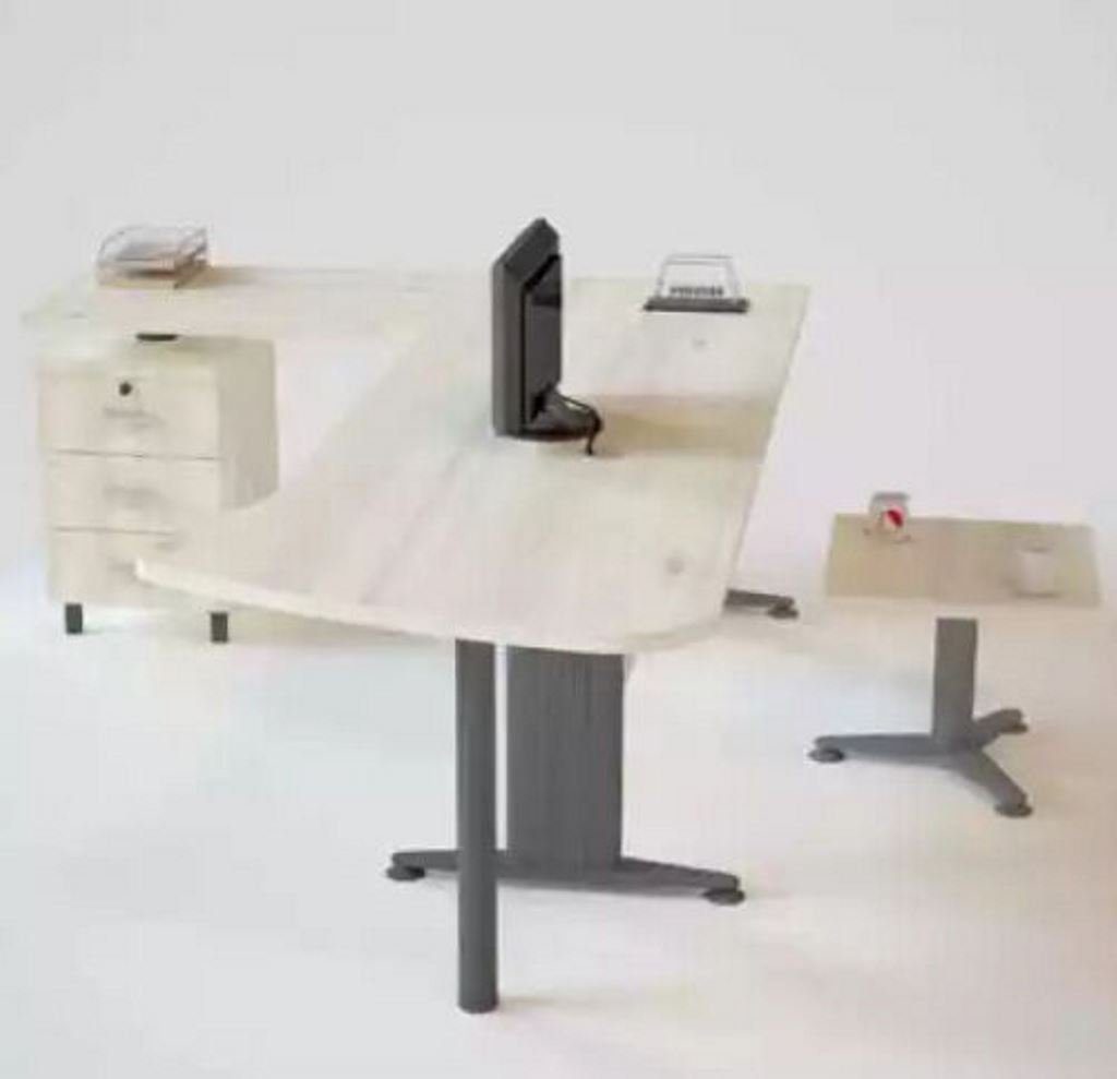 Couchtisch Luxus Tisch JVmoebel Möbel Eckschreibtisch/Couchtisch/Kommode) Eckschreibtisch (3-St., Set Kommode Schreibtisch Holz