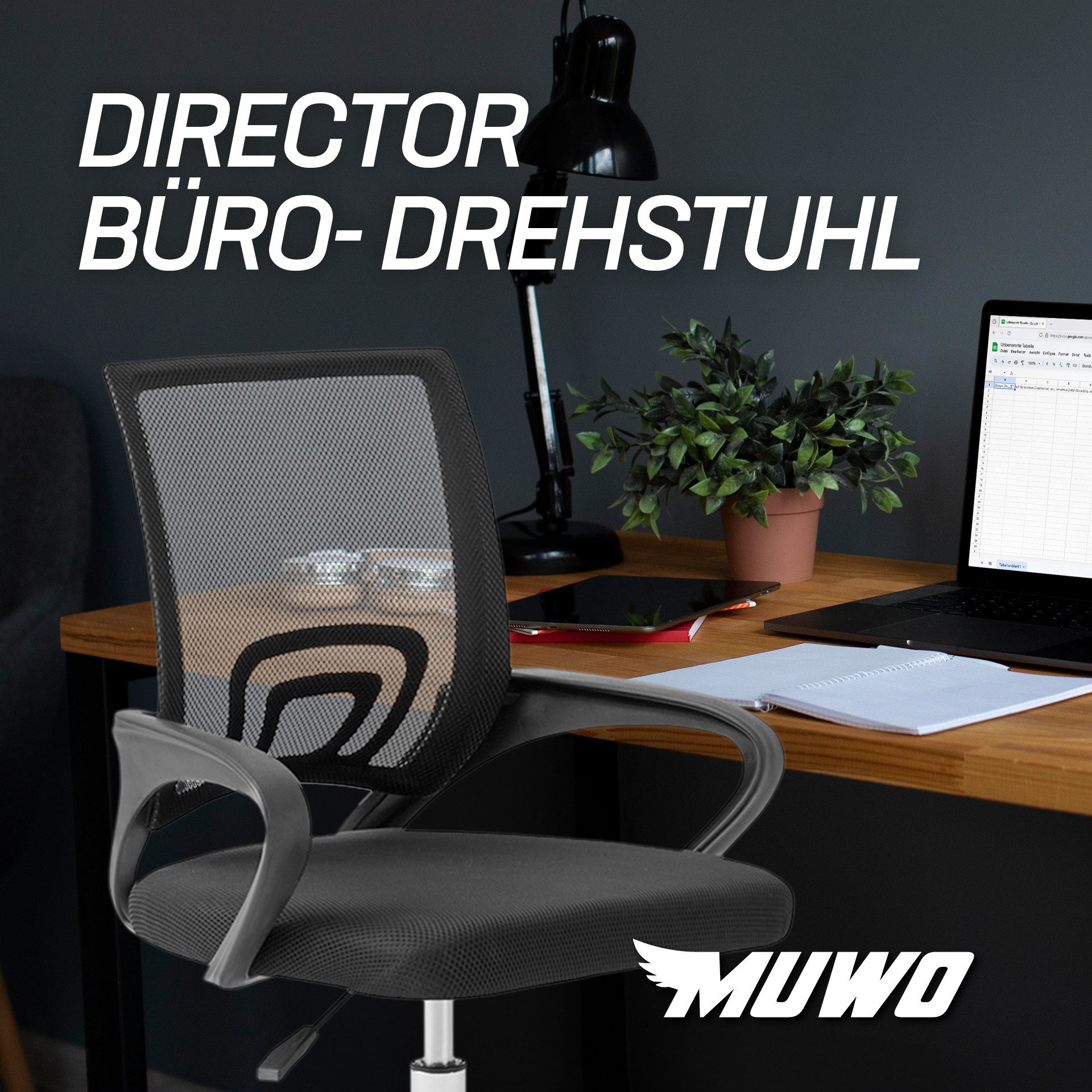 MUWO Drehstuhl "Director"