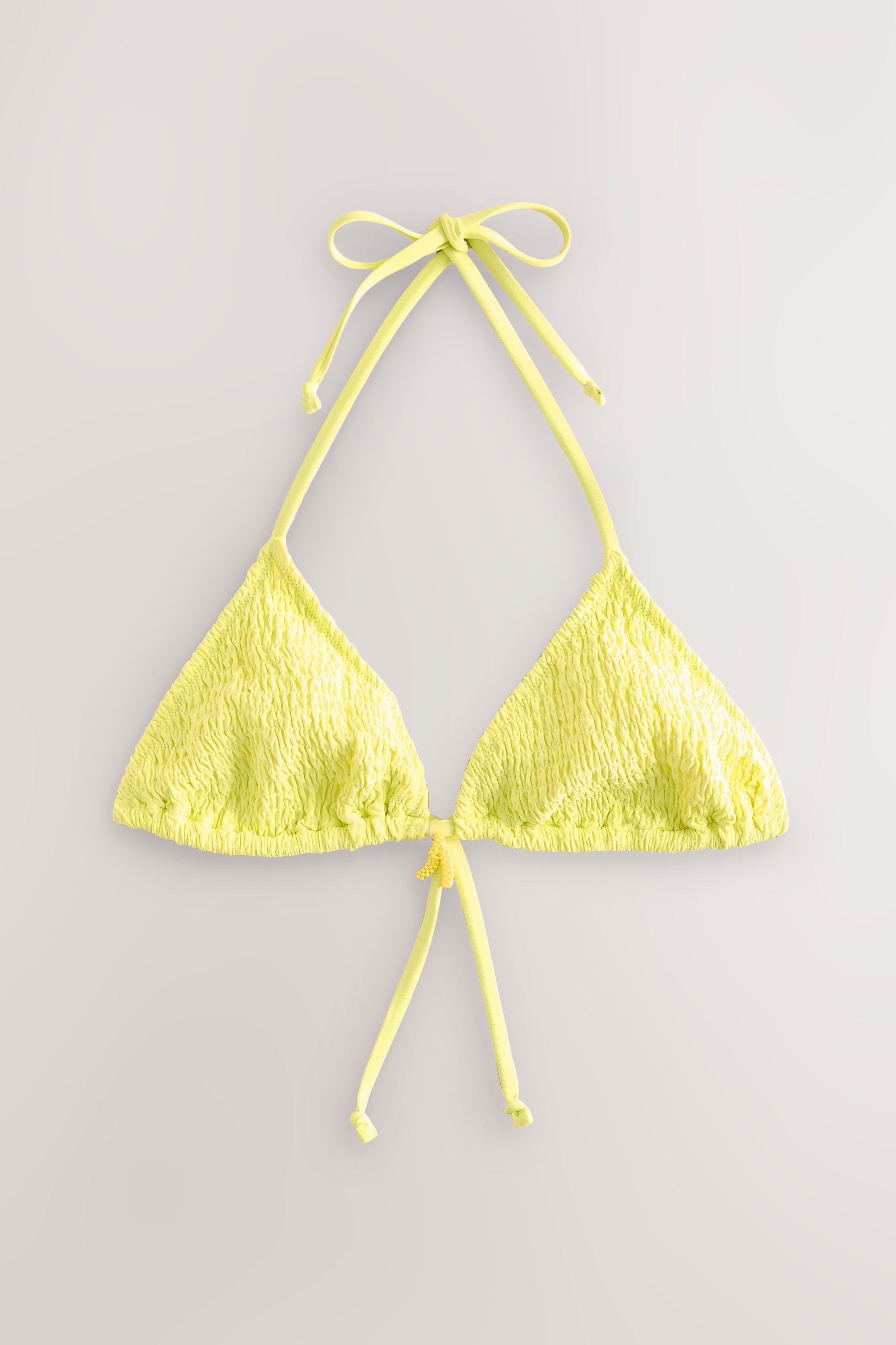 Next Triangel-Bikini-Top Gerafftes Triangel-Bikinioberteil, 2er-Pack (2-St)