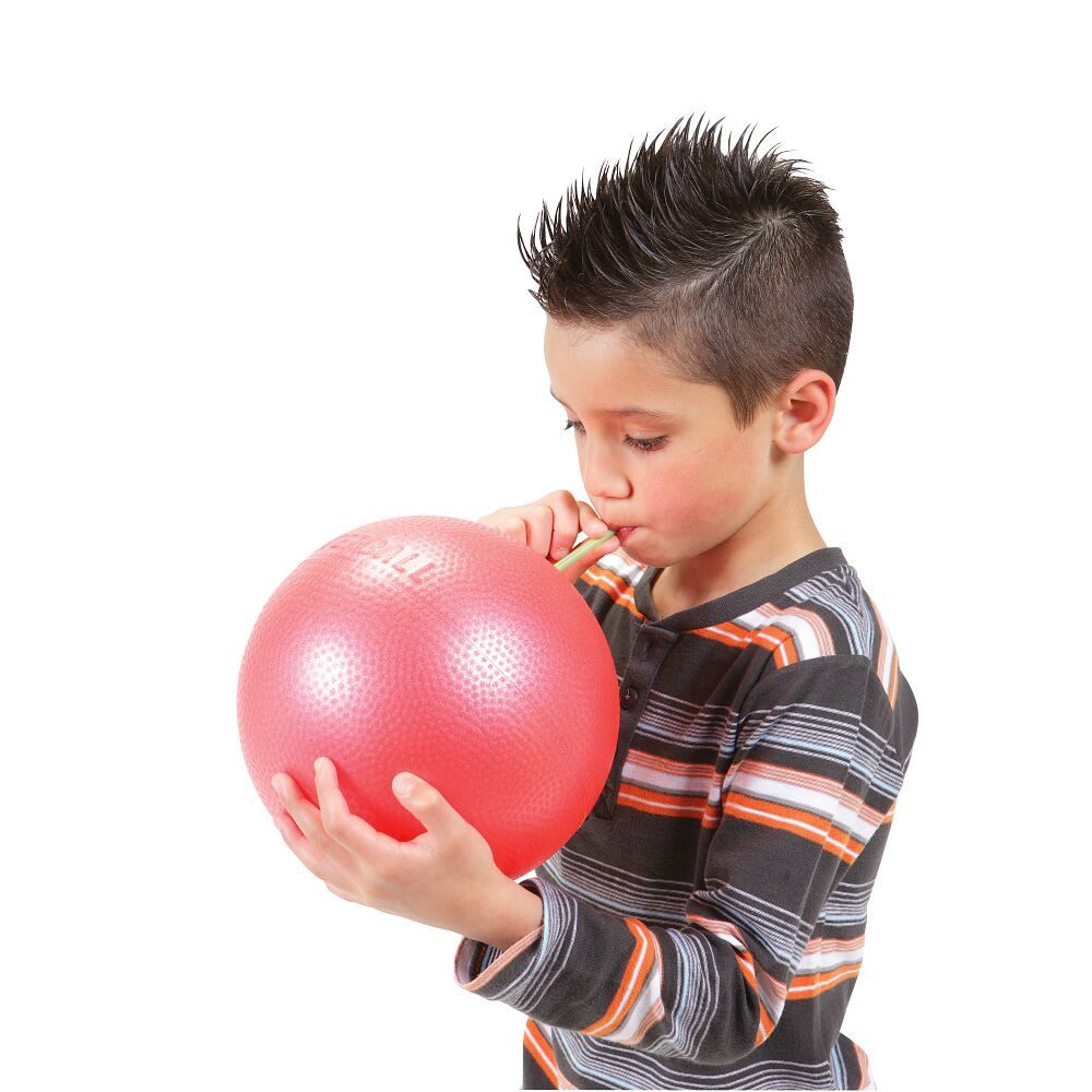 Gymnic Spielball Fitnessball Overball, Zufällige Farbauswahl (Rot, Gelb, Blau)