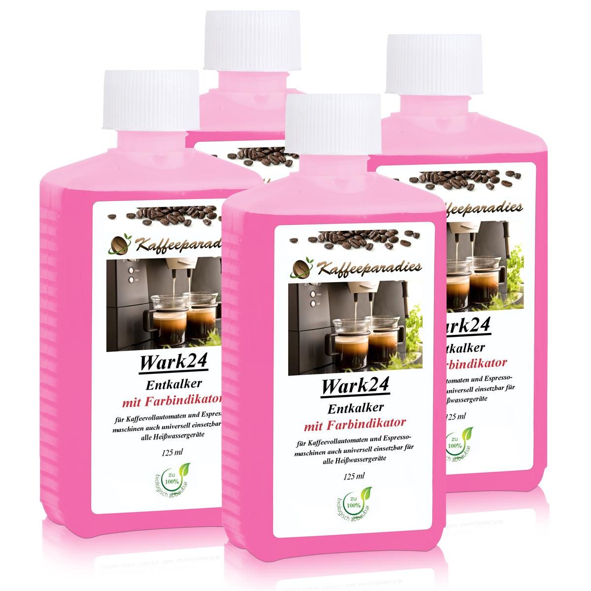 Wark24 Wark24 Universal Entkalker 125ml für Kaffeevollautomaten, Universal (4 Entkalker