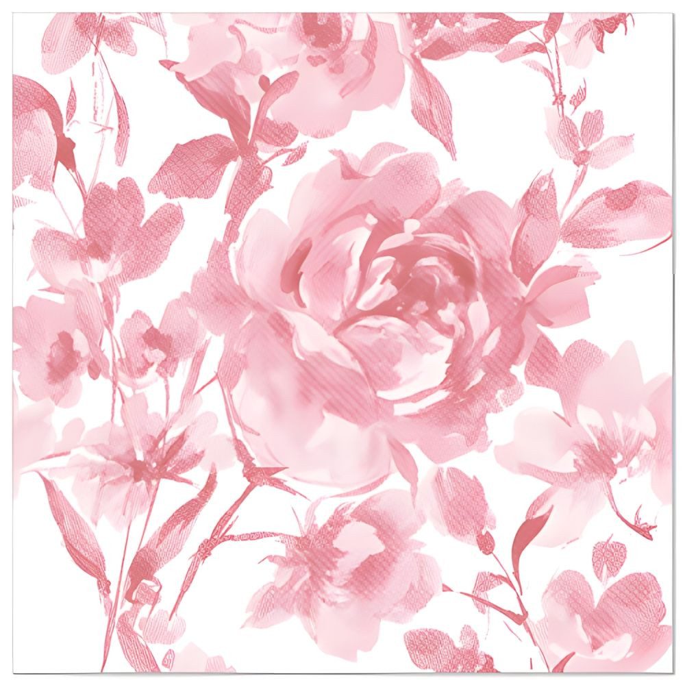 PAPSTAR Papierserviette 250 x Servietten ROYAL Collection 1/4-Falz 40 cm x 40 cm bordeaux Rose
