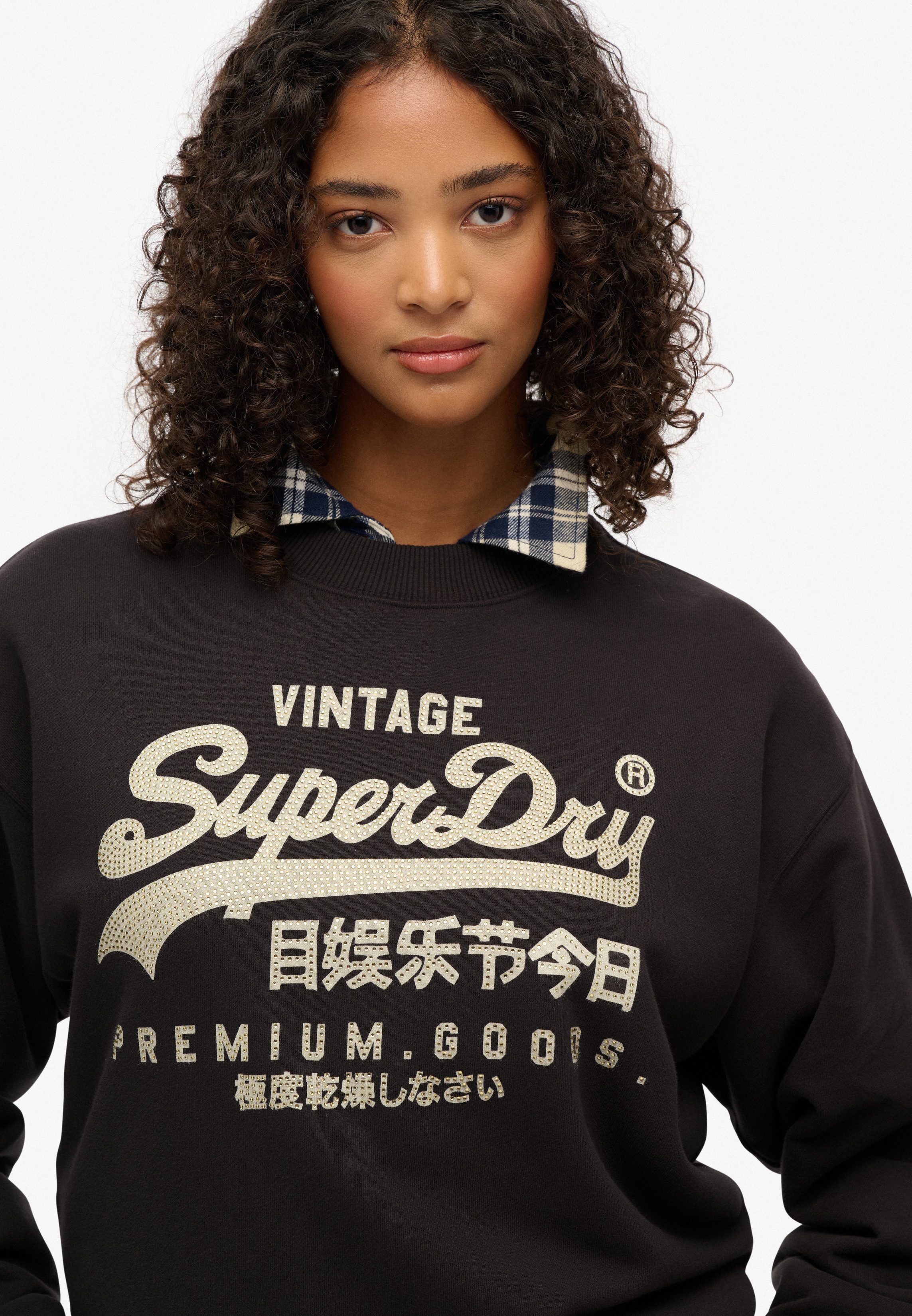Superdry Sweatshirt EMBELLISHED VL LOOSE CREW – Bild 3 von 5