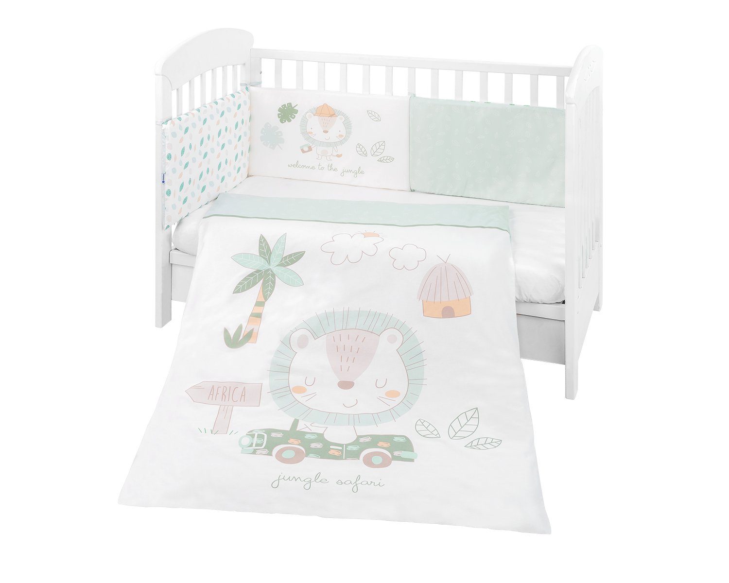 Babybettwäsche Bettwäsche 4-teilig Decke