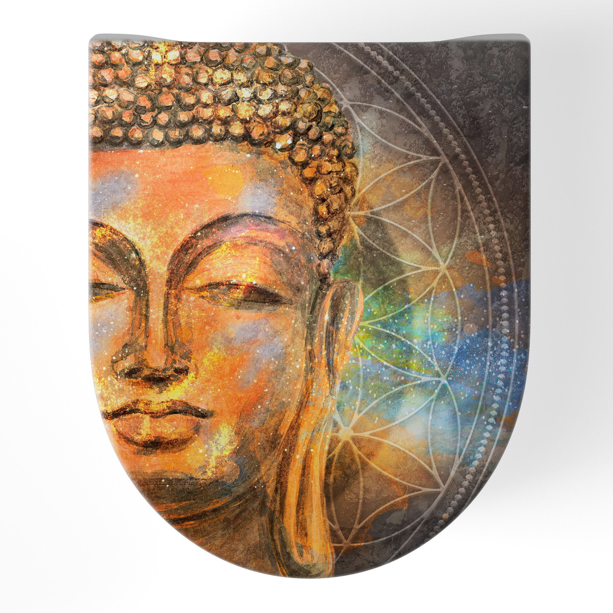 DEQORI WC-Sitz 'Meditierender Buddha', WC Toilettensitz bedruckt Klobrille günstig online kaufen