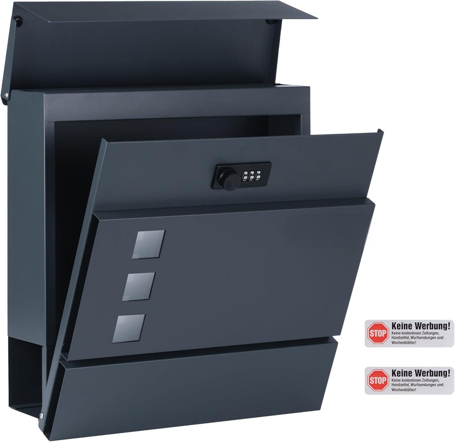 Zedelmaier Wandbriefkasten Briefkasten XXL Wandbriefkasten groß günstig online kaufen