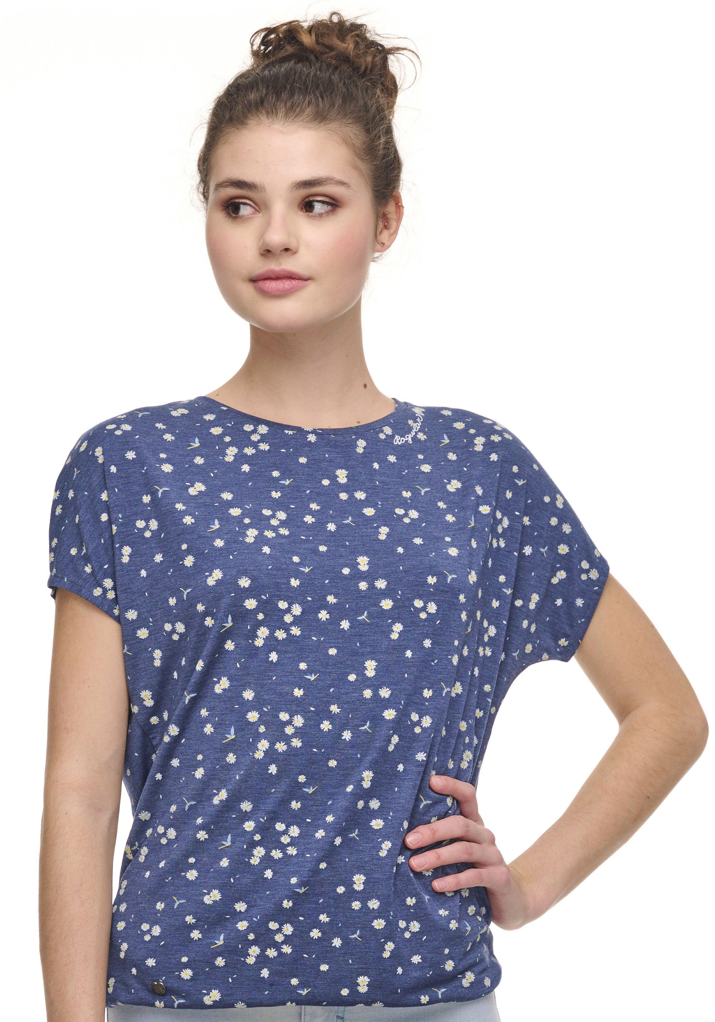 Damen Shirts Ragwear Blusenshirt PECORI im All Over-Print-Design