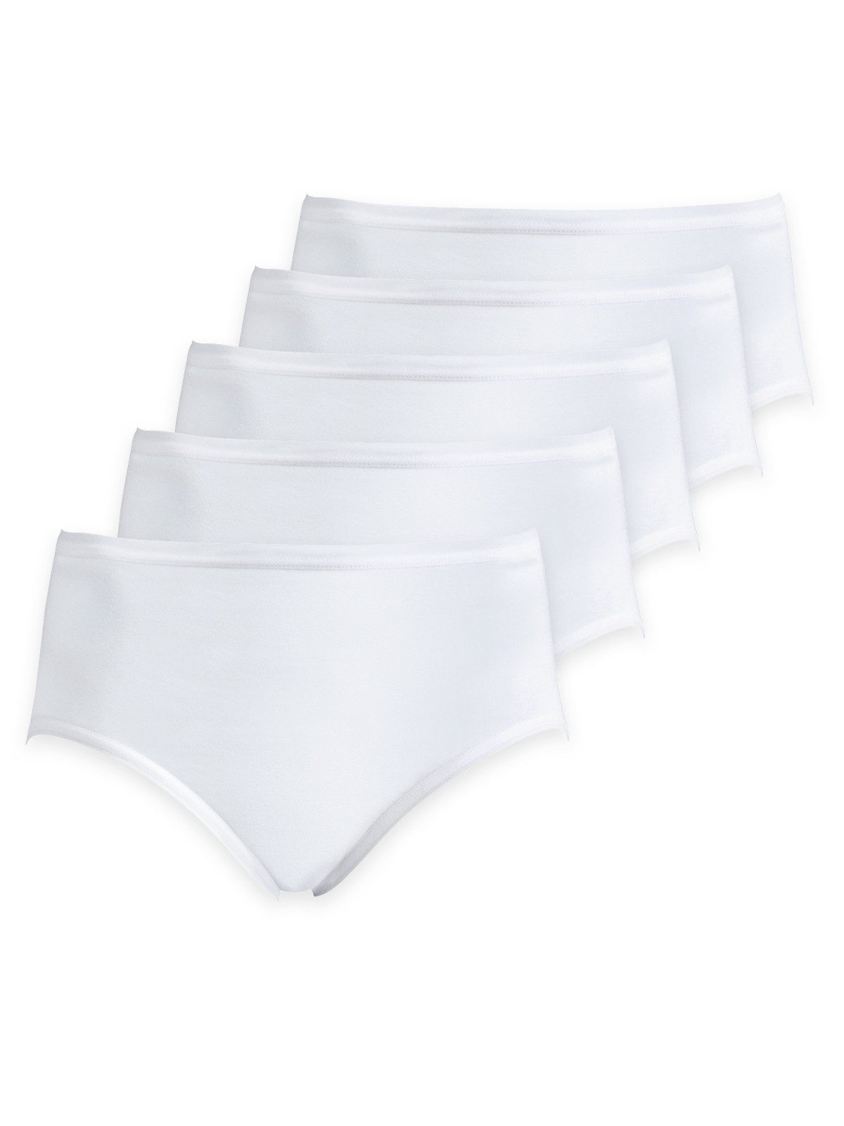Taillenslip 5er Pack Damen Taillenslip Baumwolle-Elasthan