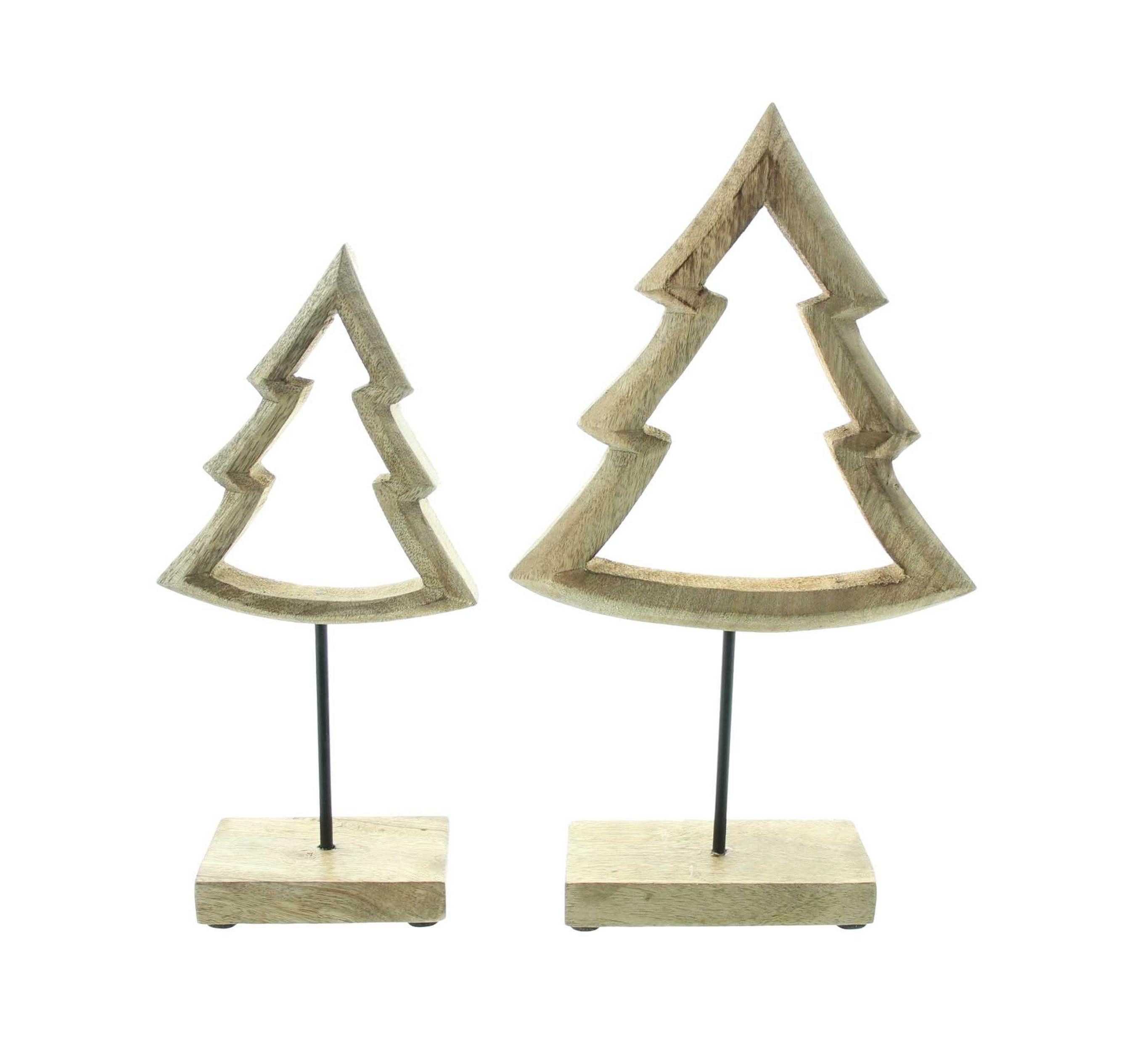 Dekoobjekt Weihnachtsdeko "Tanne", 2er Set