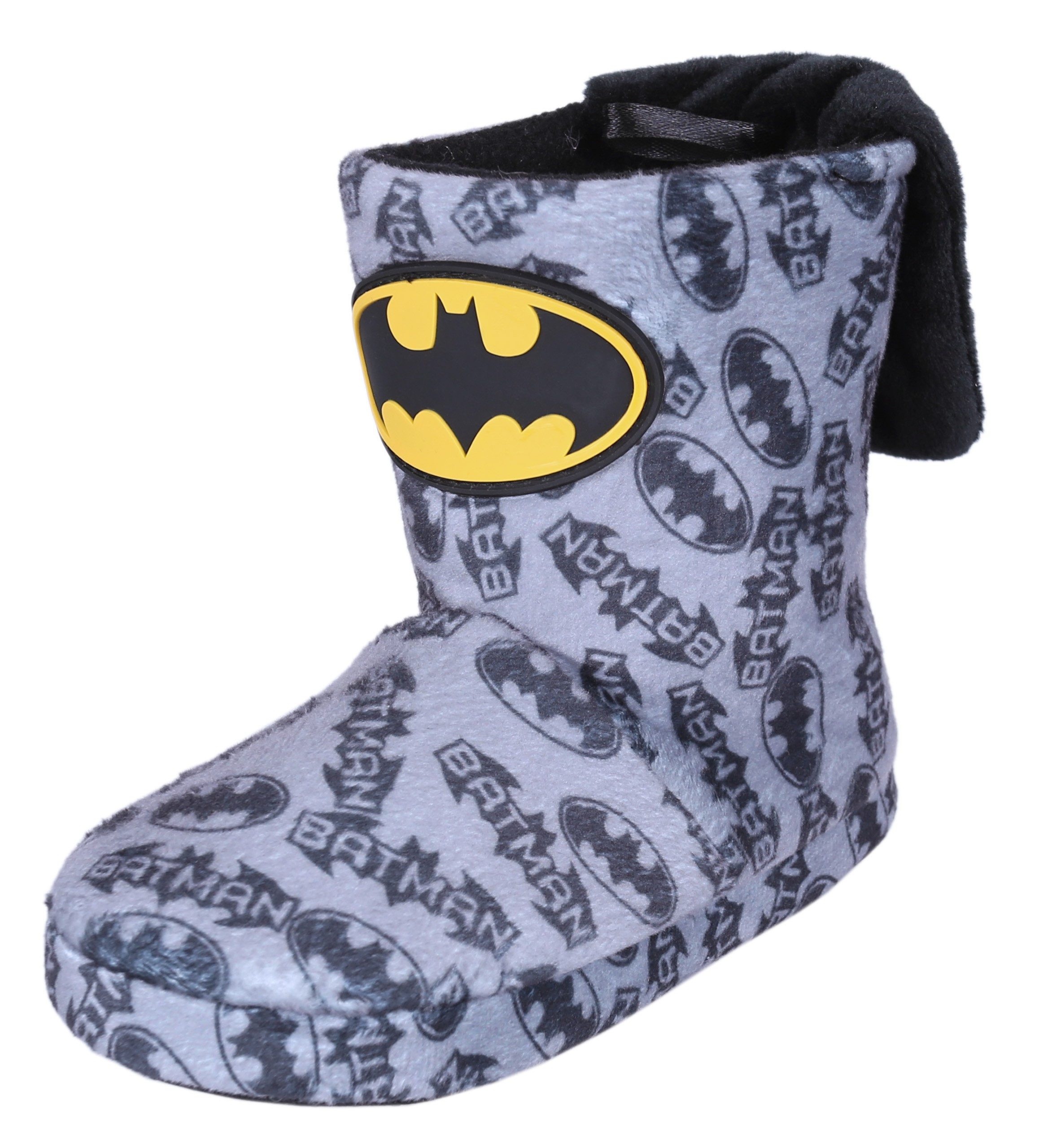 Batman Graue Hausschuhe Latschen BATMAN DC COMICS Hüttenschuhe