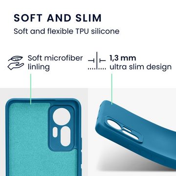 kwmobile Handyhülle Slim Case für Xiaomi 12 Lite 5G, Hülle Silikon Handy - Handyhülle gummiert